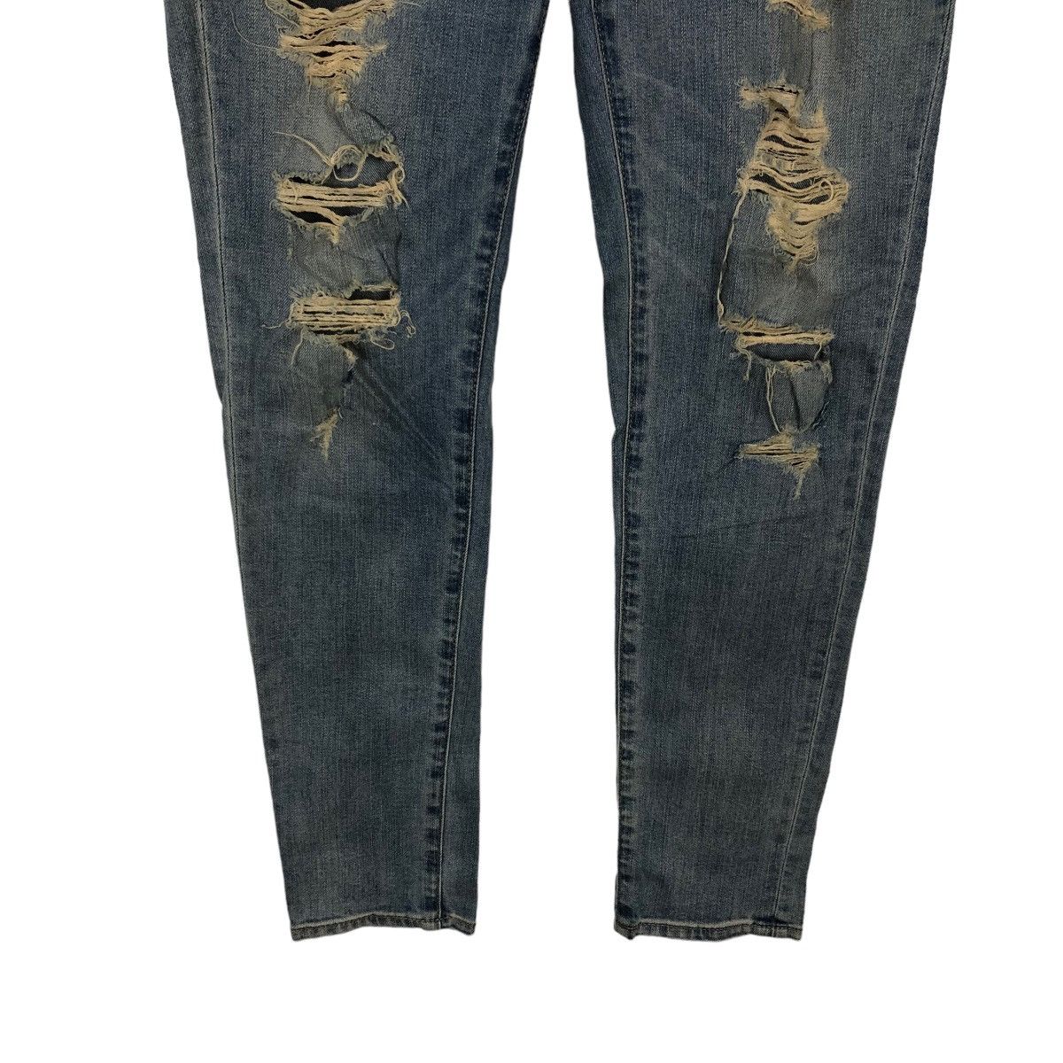 Japanese Brand 🔥SKINNY CUT DISTRESSED DENIM JEANS NICO AND JEANS JAPAN Size US 30 / EU 46 - 4 Thumbnail