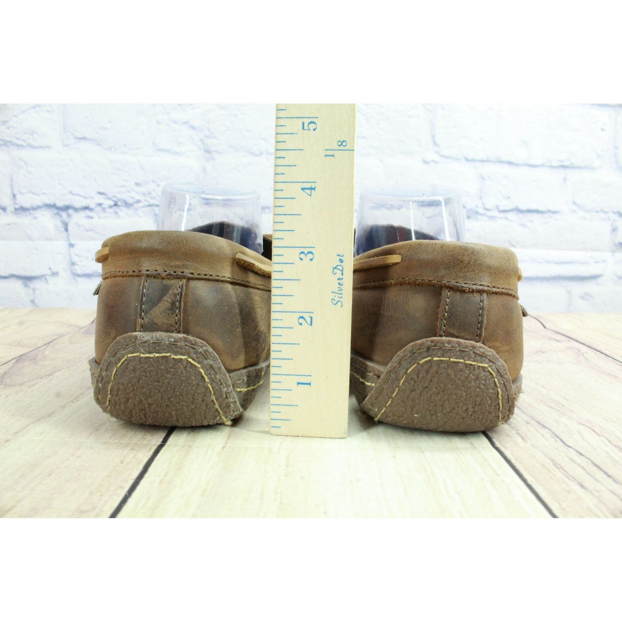 L.L. Bean × Leather LL Bean Flannel-Lined Flexible Crepe Handsewn Slippers Size US 10 / EU 43 - 6 Thumbnail