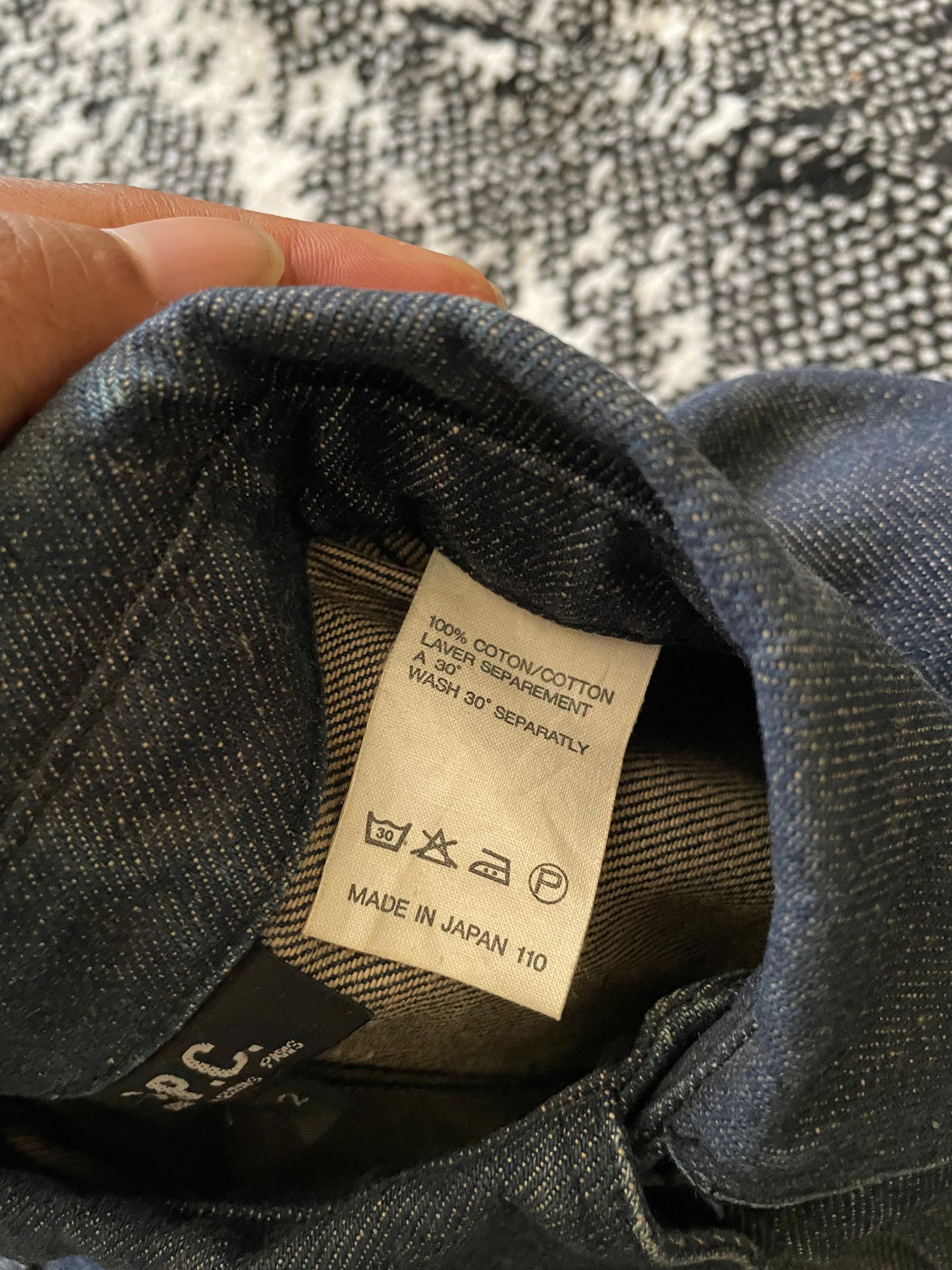 A.P.C. A.P.C. Men's Denim Chore Coat Jacket Size US S / EU 44-46 / 1 - 6 Thumbnail