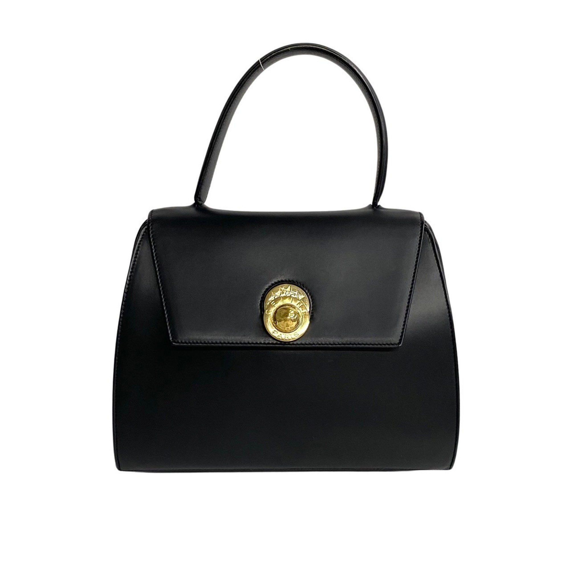 image of Celine Star Ball Hardware Calf Leather Handbag Tote Bag Navy 21790, Women's
