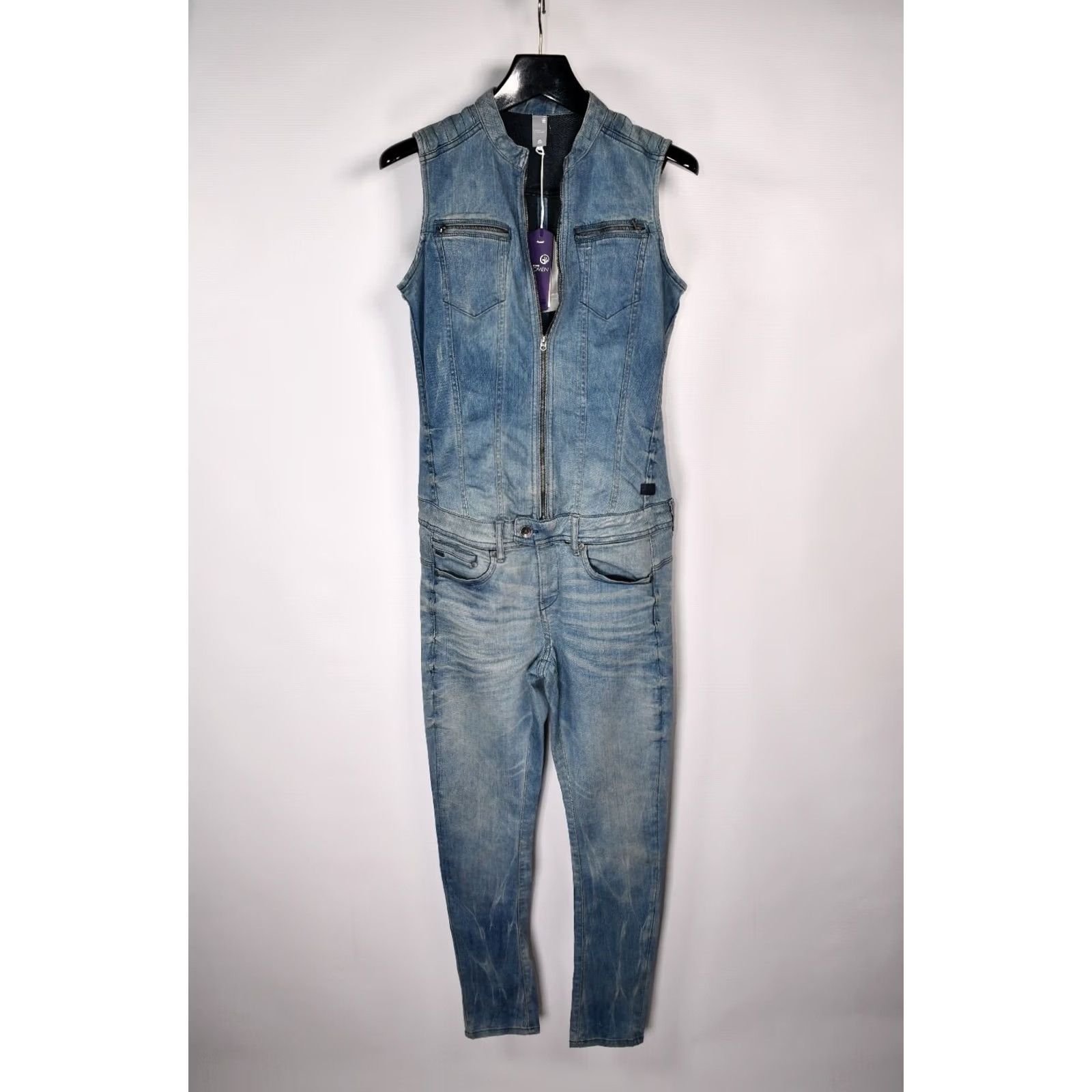 G-Star G-Star MIDGE DENIM ZIP SUIT JUMPSUIT S/Mood? No Size 28" / US 6 / IT 42 - 3 Thumbnail