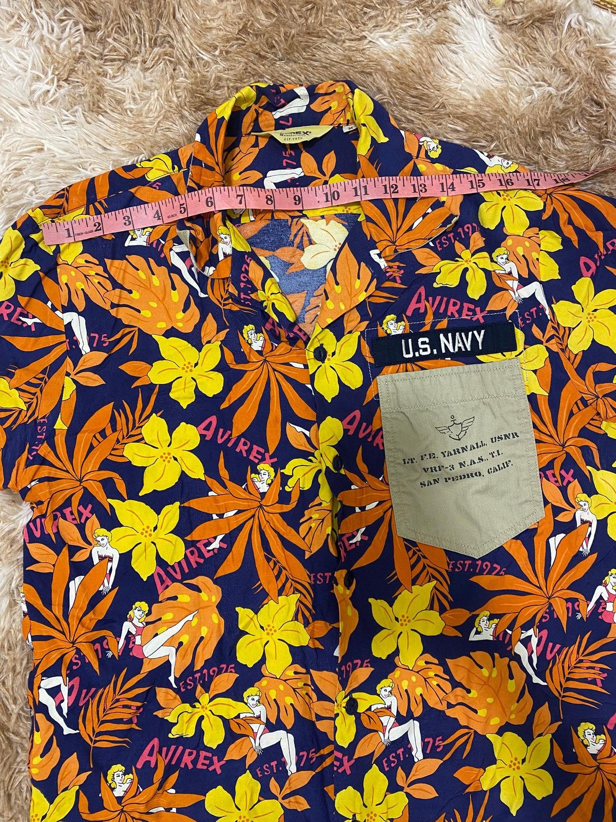 Avirex AVirex japan(ueno shokai)rayon hawaian shirt Size US M / EU 48-50 / 2 - 7 Thumbnail