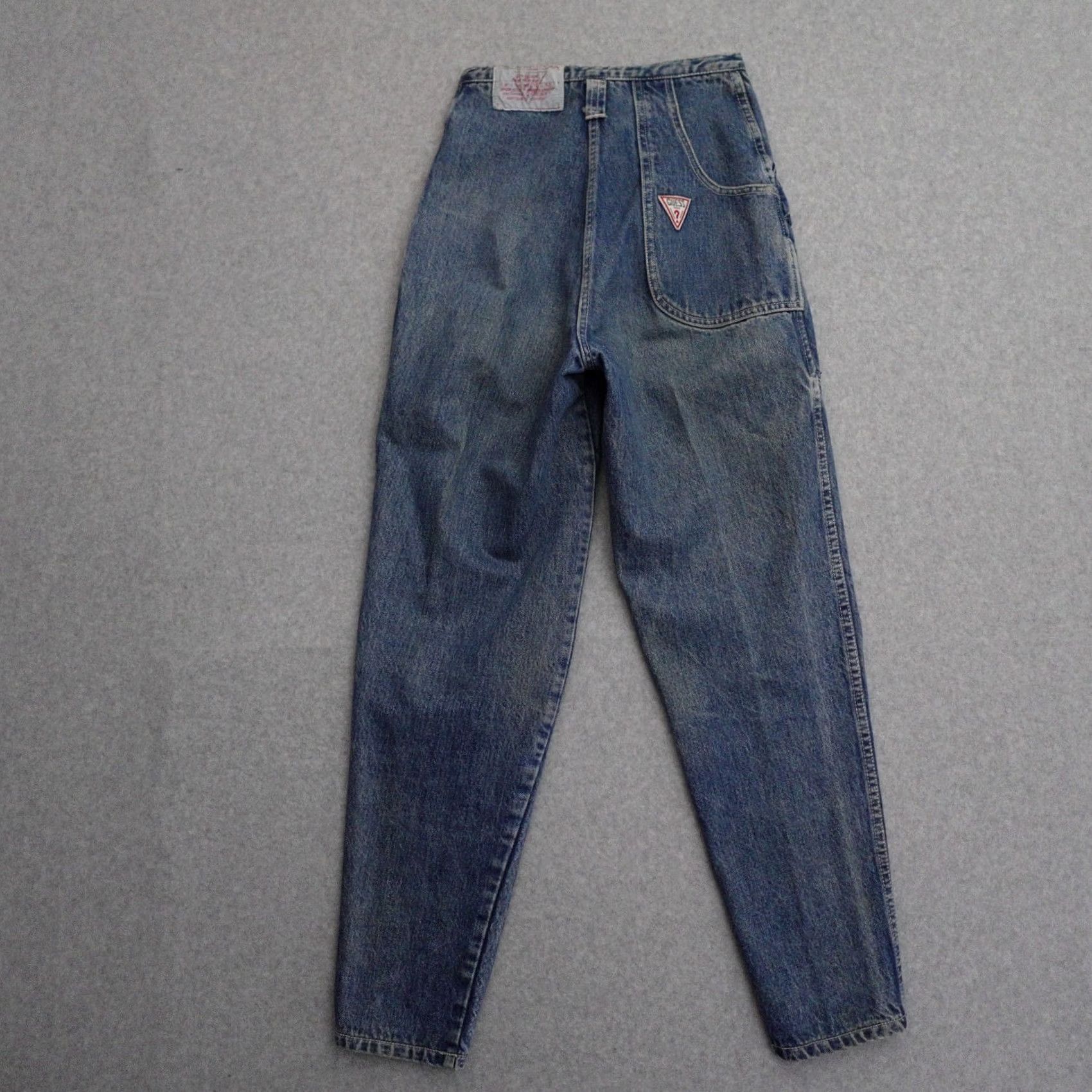 Guess VINTAGE GUESS Womens Jeans Snap-pocket High Waist Mom Blue 24 Pockets MEASUREMENTS ARE PROVIDED IN PICTURES Mens Girls Girls Size 42" / US 20 - 2 Thumbnail