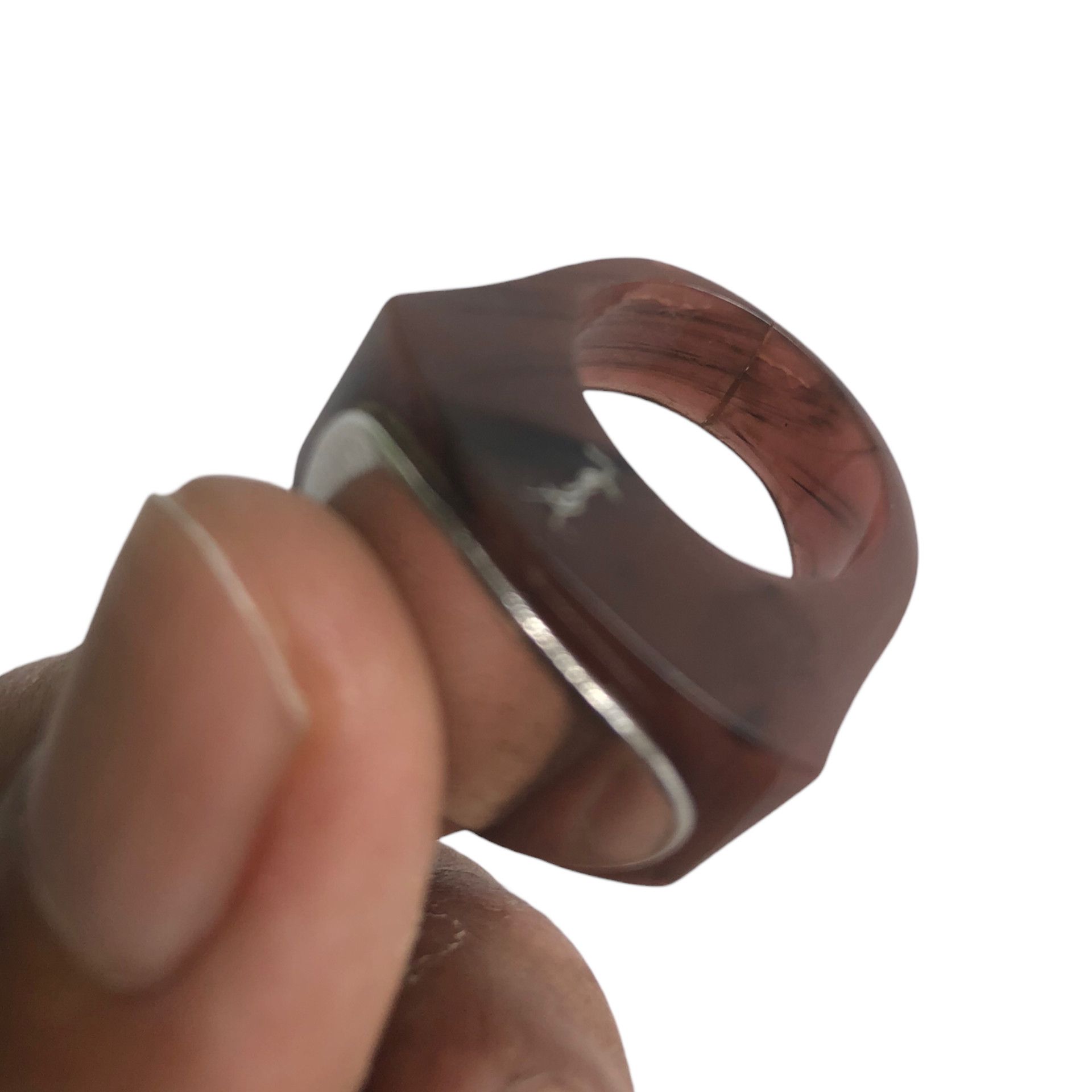 Vintage 🔥Vintage YSL YVES SAINT LAURENT Ceramic Crystal Ring Size ONE SIZE - 10 Thumbnail