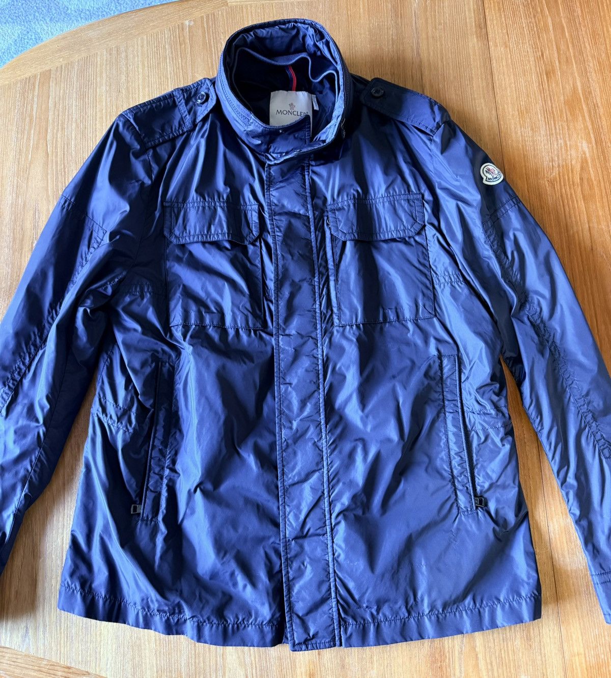 Moncler Moncler Lightweight Field Jacket in Dark Navy Size US XL / EU 56 / 4 - 1 Thumbnail