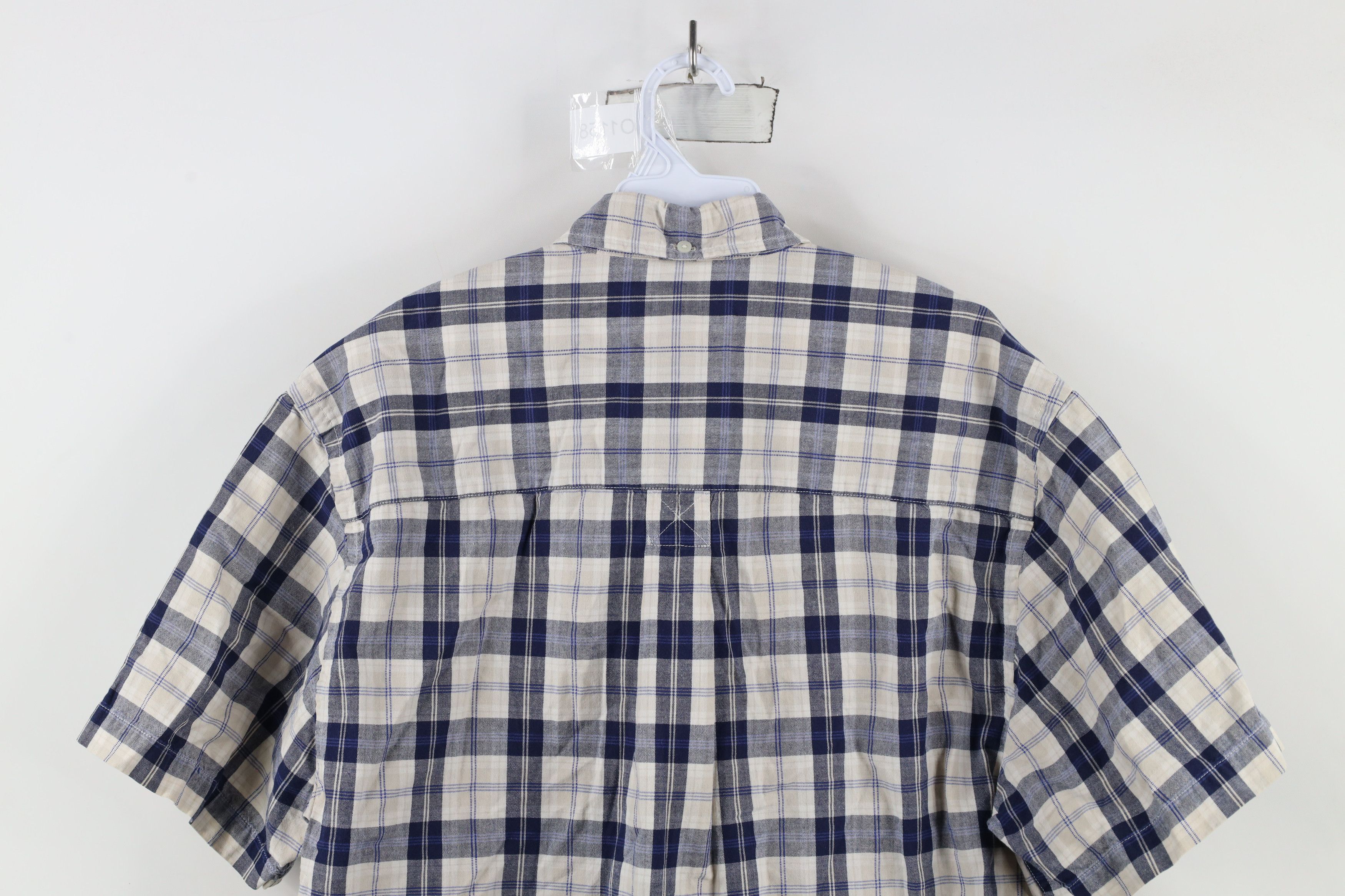 Eddie Bauer × Vintage Vintage 90s Eddie Bauer Short Sleeve Cotton Button Shirt Size US S / EU 44-46 / 1 - 8 Thumbnail