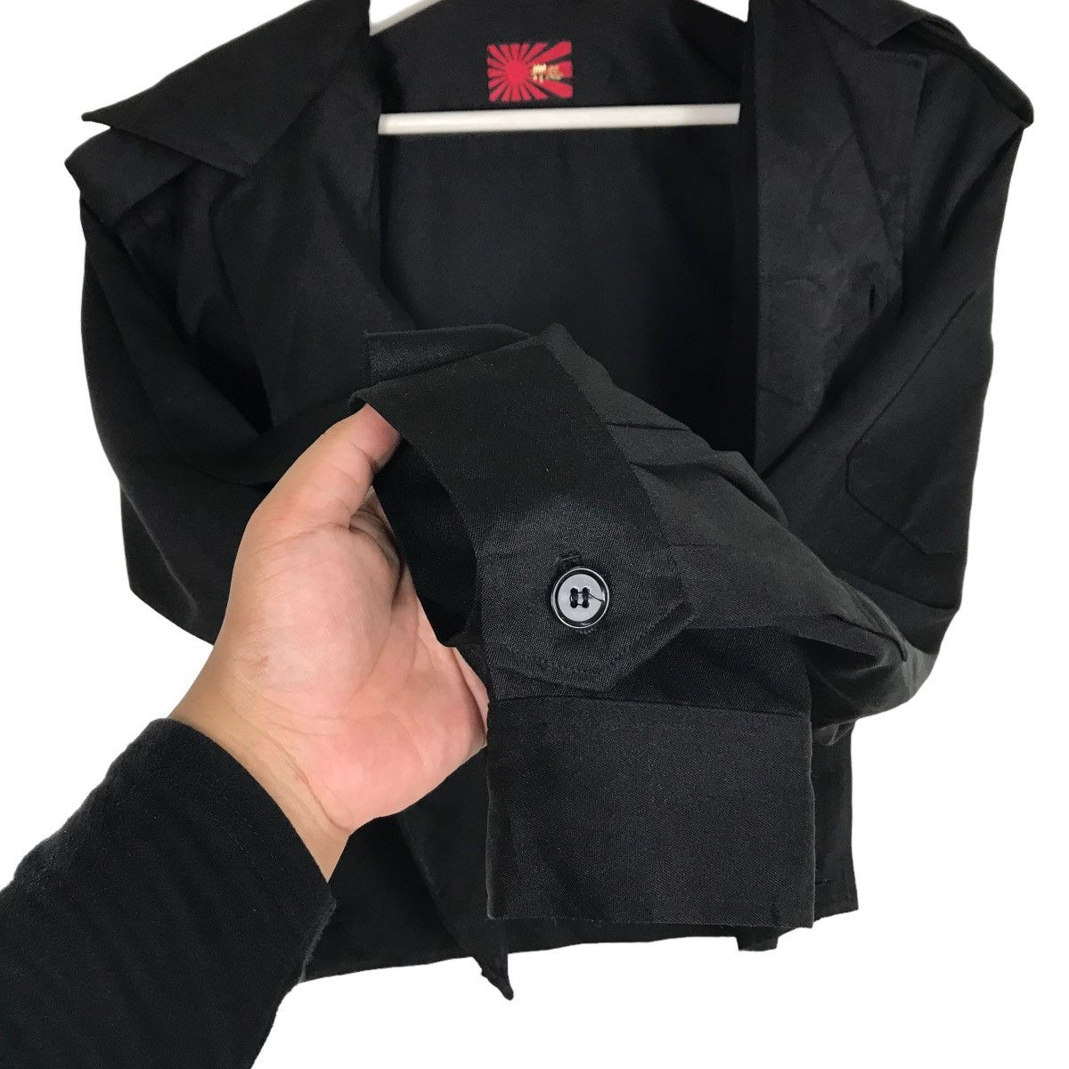 Japanese Brand 💥 1980s VINTAGE JAPANESE TRADITIONAL MOTO CLUB CROP JACKET Size L / US 10 / IT 46 - 9 Thumbnail