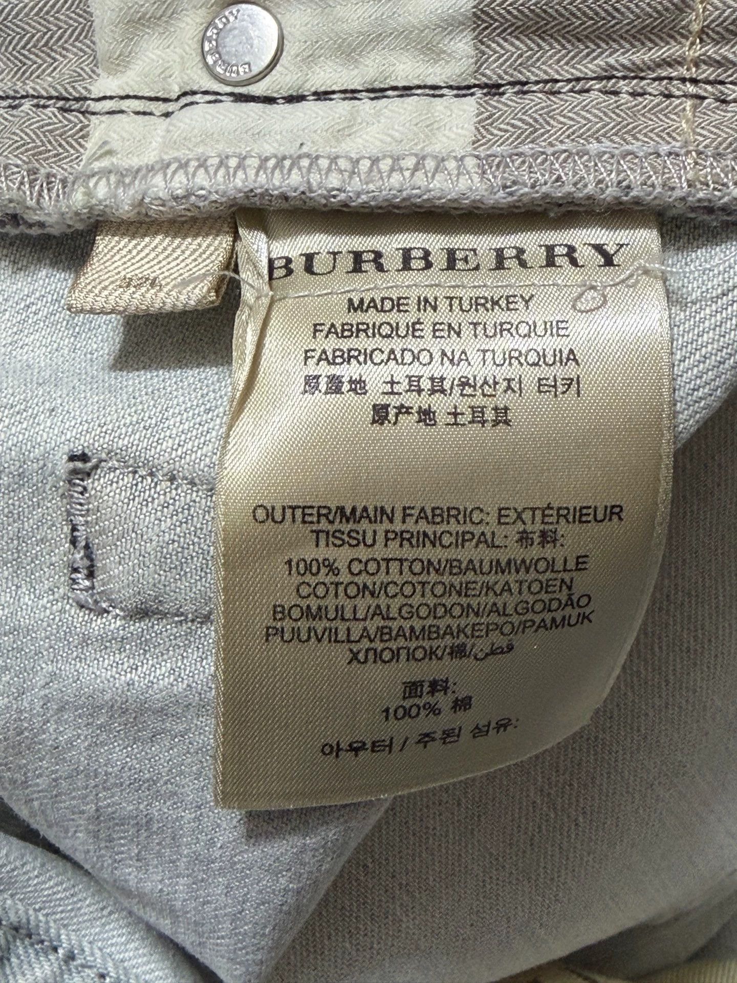 Burberry Green Denim Pants Size 32 Size US 26 / EU 42 - 8 Thumbnail