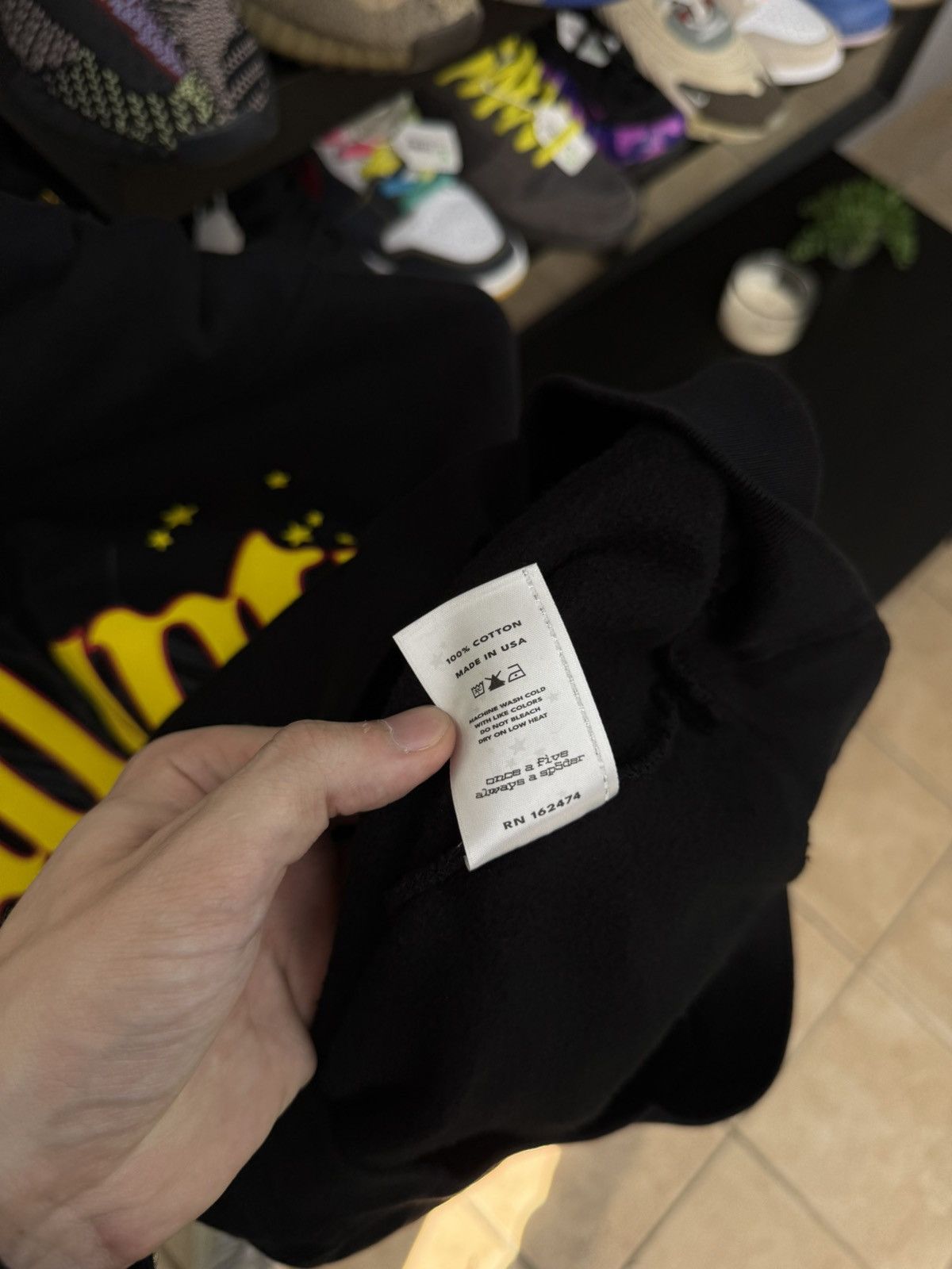 Sp5der Sp5der Black Atlanta Pullover Hoodie Size (L) NEW Size US L / EU 52-54 / 3 - 8 Thumbnail