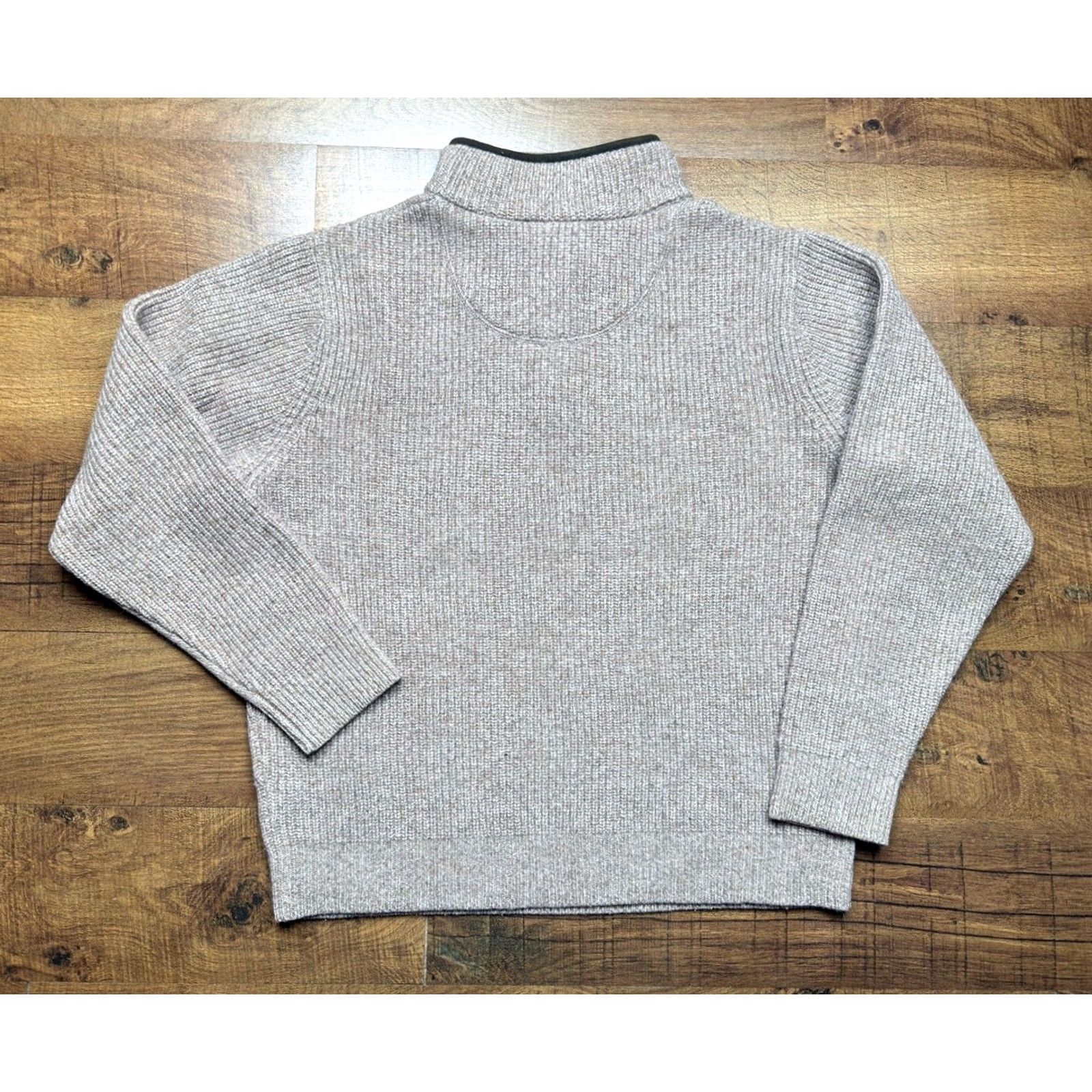 Vintage VINTAGE LL Bean Waterfowl Sweater Mens M Tan Beige Merino Lamb's Wool Ribbed Size US M / EU 48-50 / 2 - 3 Thumbnail