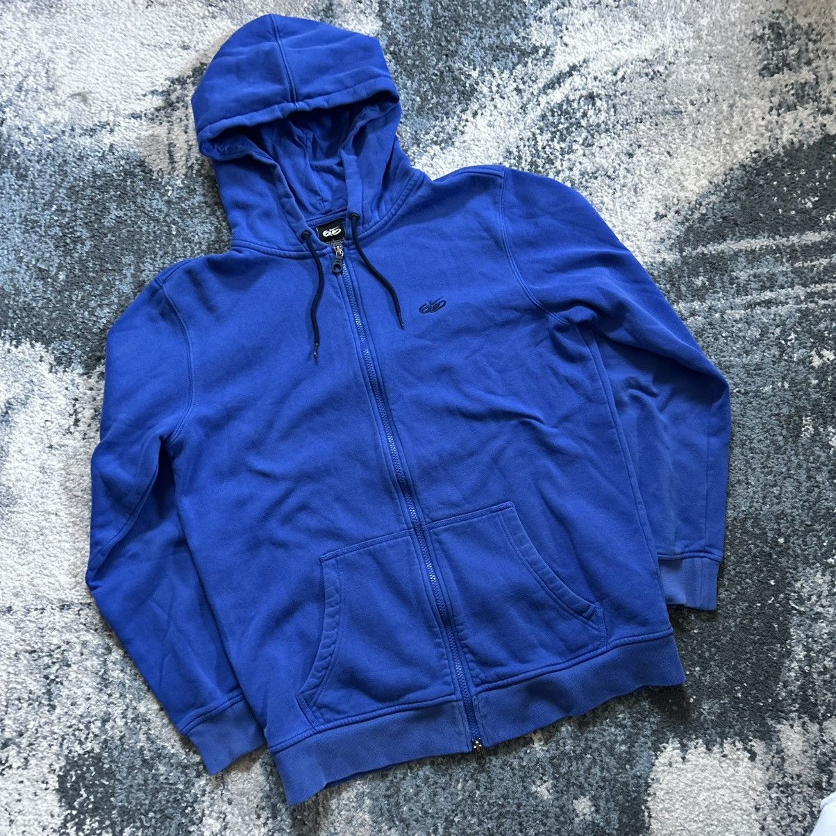 Nike 2012 NiKE 6.0 FADED ROYAL BLUE YKK ViSLON DOUBLE ZiP HOODiE Size US L / EU 52-54 / 3 - 19 Thumbnail