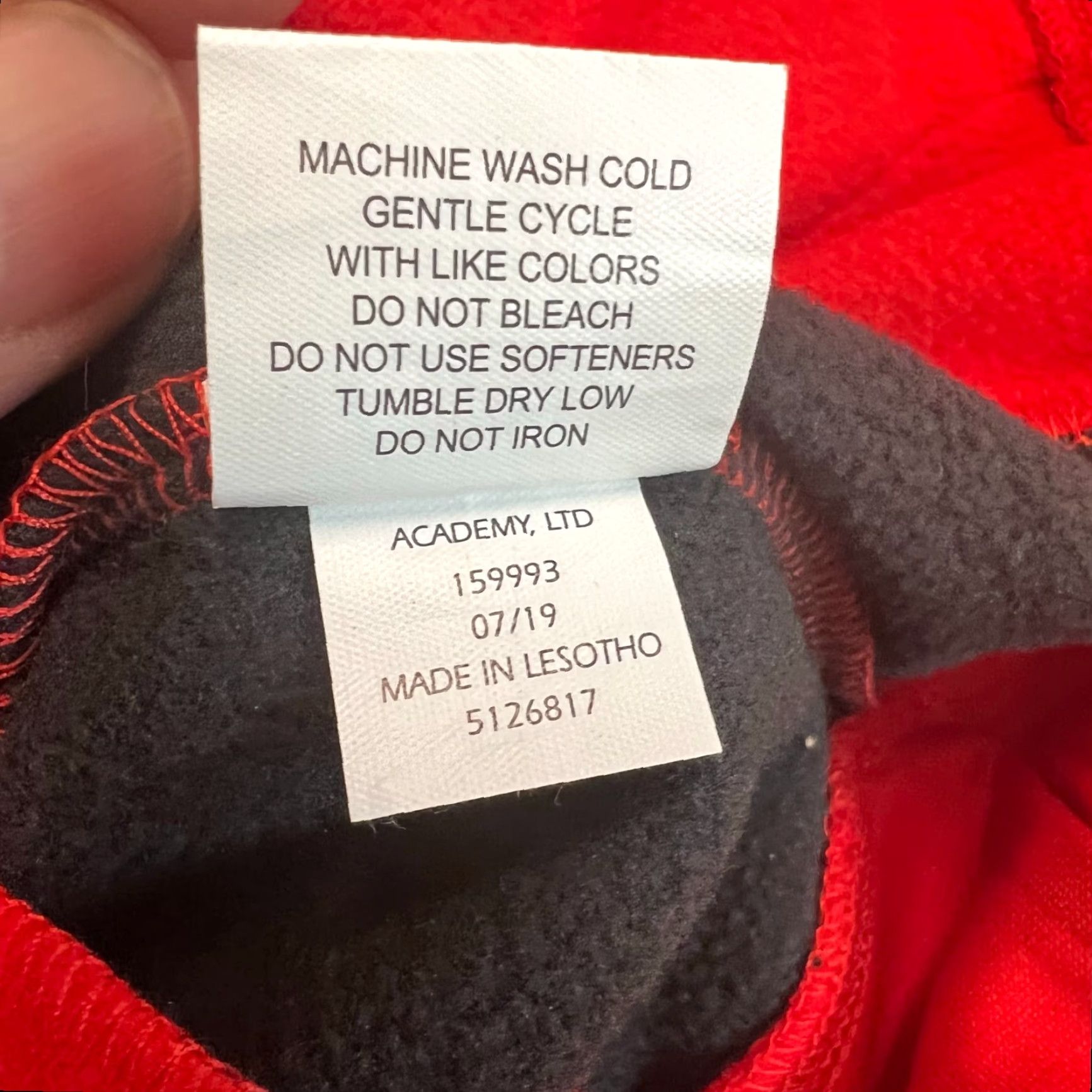 Vintage BCG Hoodie Womens Pullover Long Sleeve Red Gray XL 18/20 Athletic Activewear Size XL / US 12-14 / IT 48-50 - 7 Thumbnail