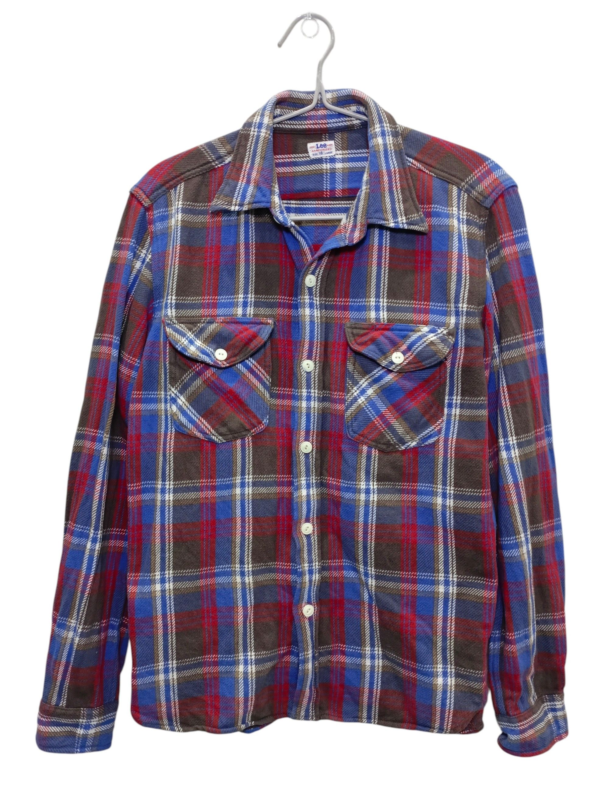 Lee Vintage Lee Flannel Double Pocket Shirt Size US M / EU 48-50 / 2 - 1 Thumbnail
