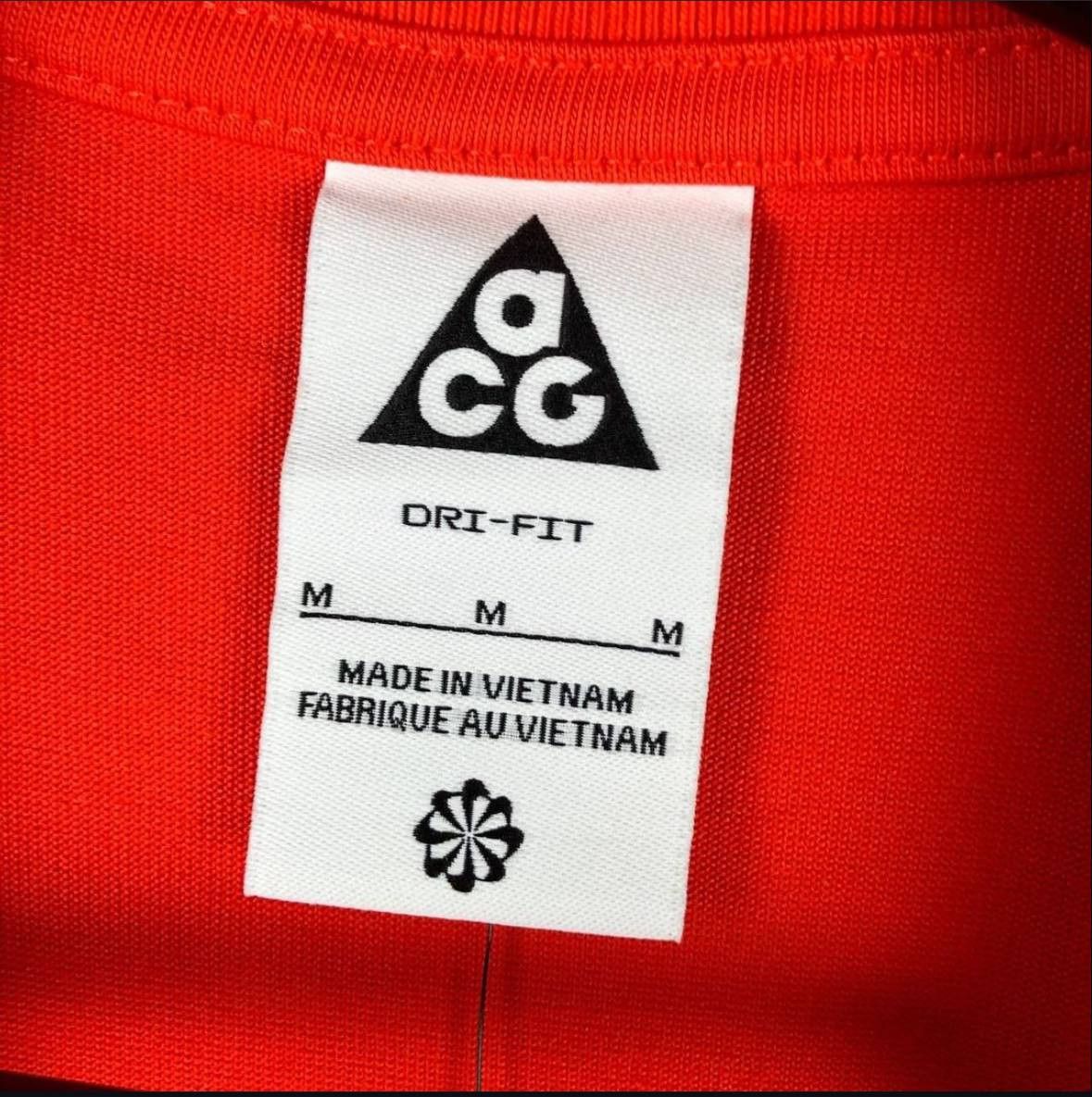 Nike × Nike ACG Nike ACG Orange Lungs Long Sleeve T-Shirt Size US M / EU 48-50 / 2 - 2 Thumbnail