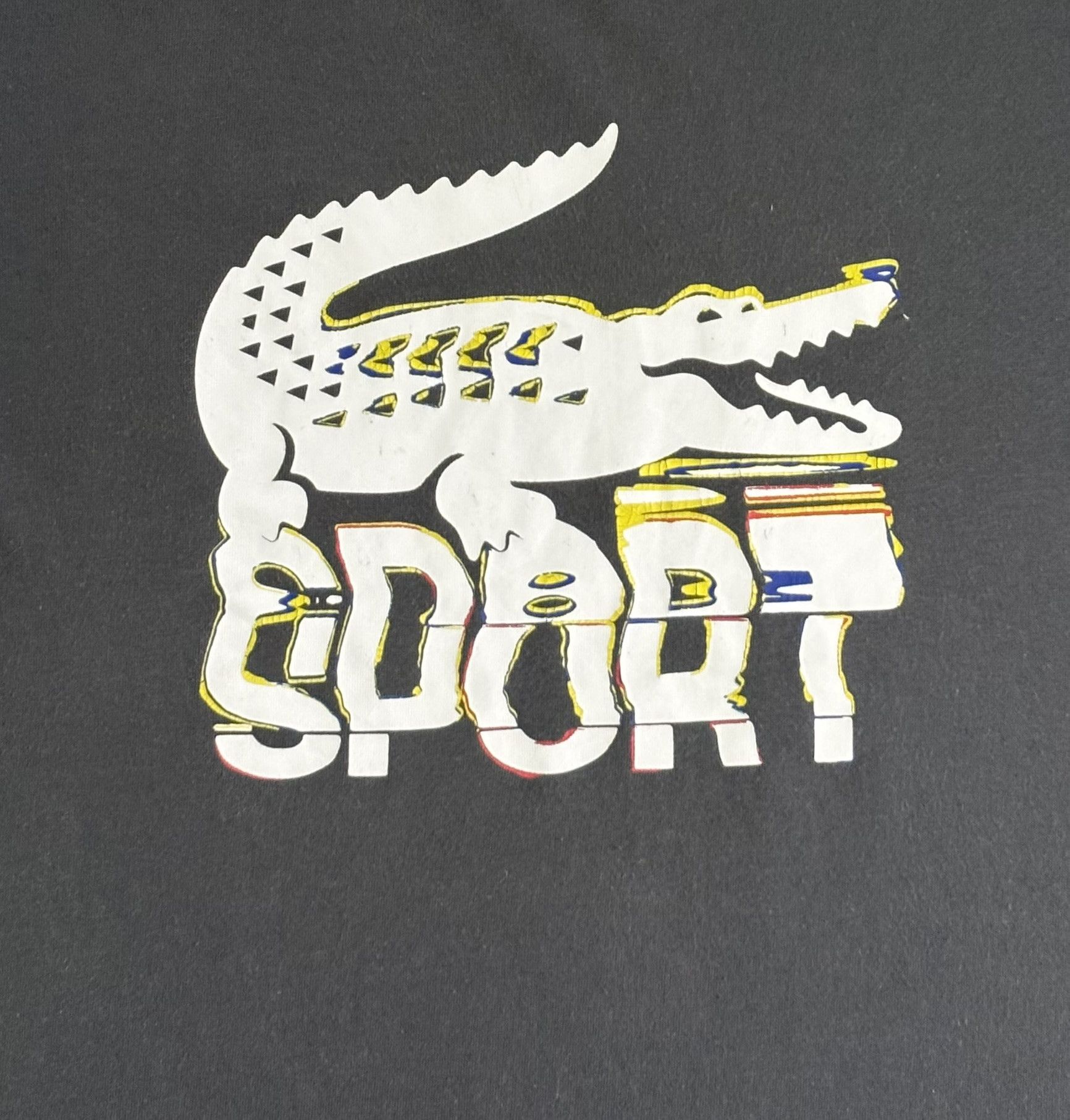 Lacoste Lacoste Sport T-Shirt Big Central Logo Medium Size US M / EU 48-50 / 2 - 8 Thumbnail