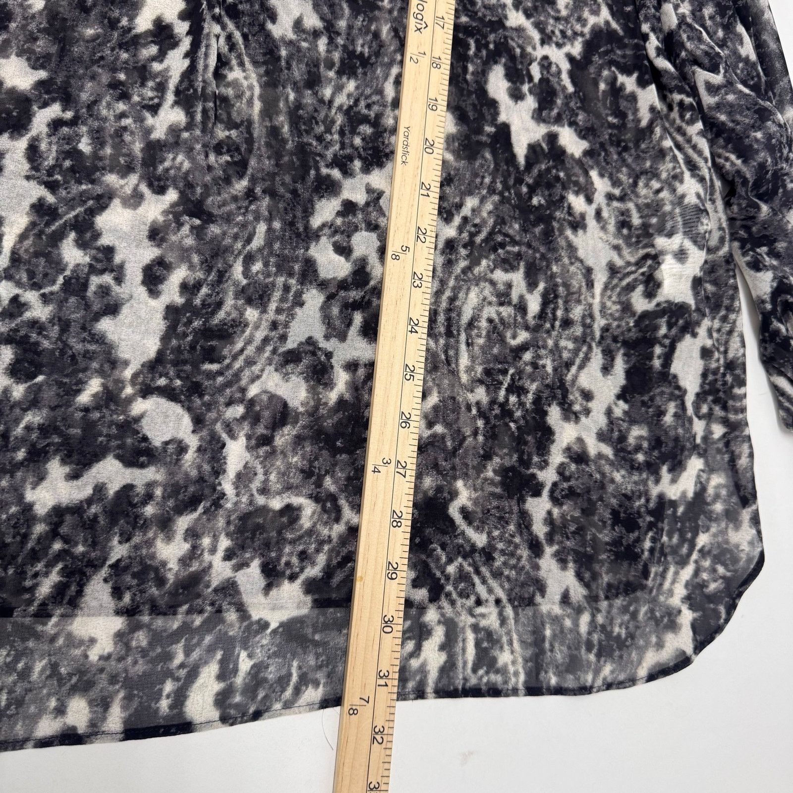 Marina Rinaldi Marina Rinaldi Grey Tunic Top Blouse US 16 Travel Old Money Size XXL / US 16-18 / IT 52-54 - 6 Thumbnail