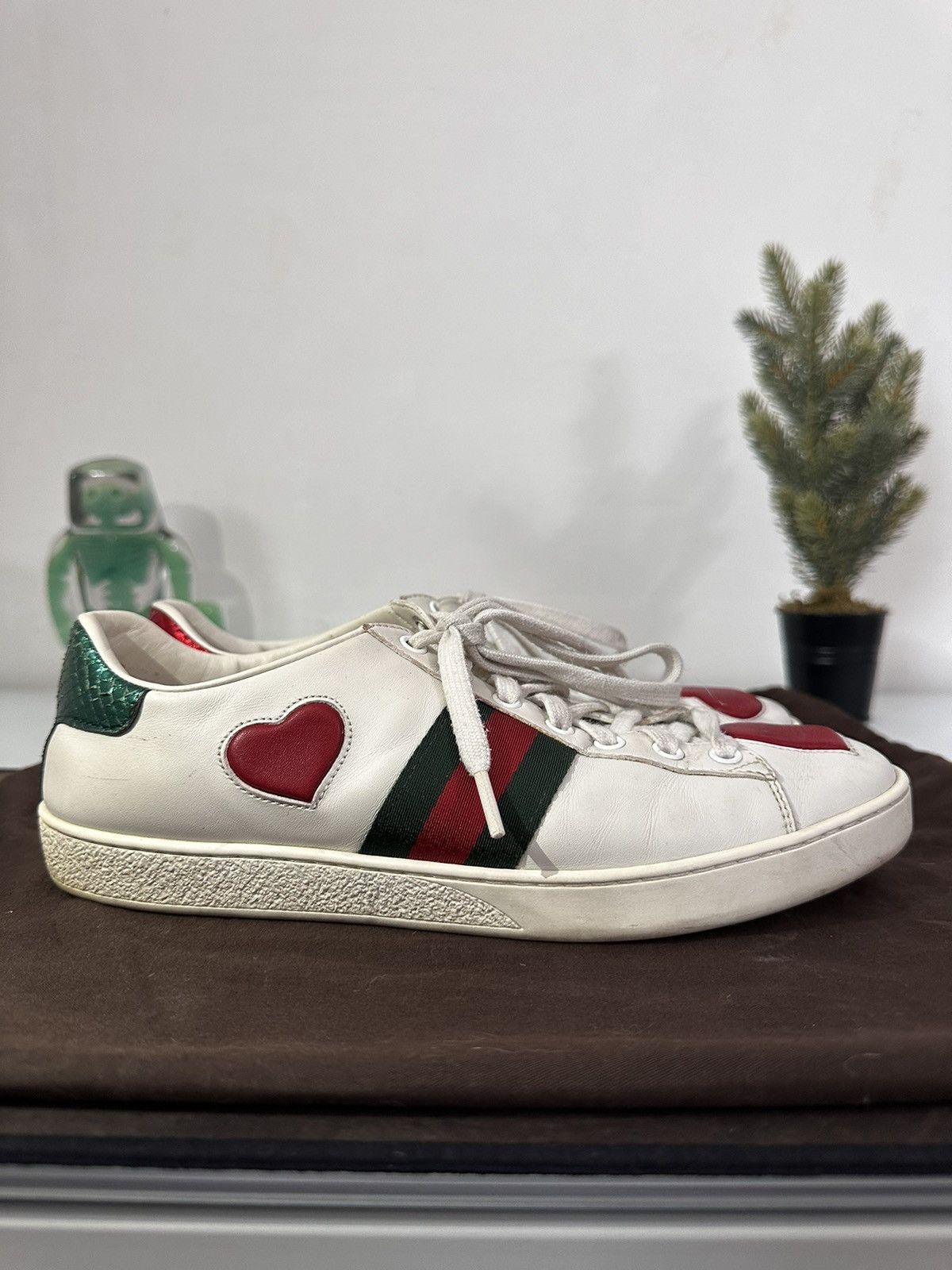 Gucci Heart Sneakers Size US 9 / IT 39 - 4 Thumbnail