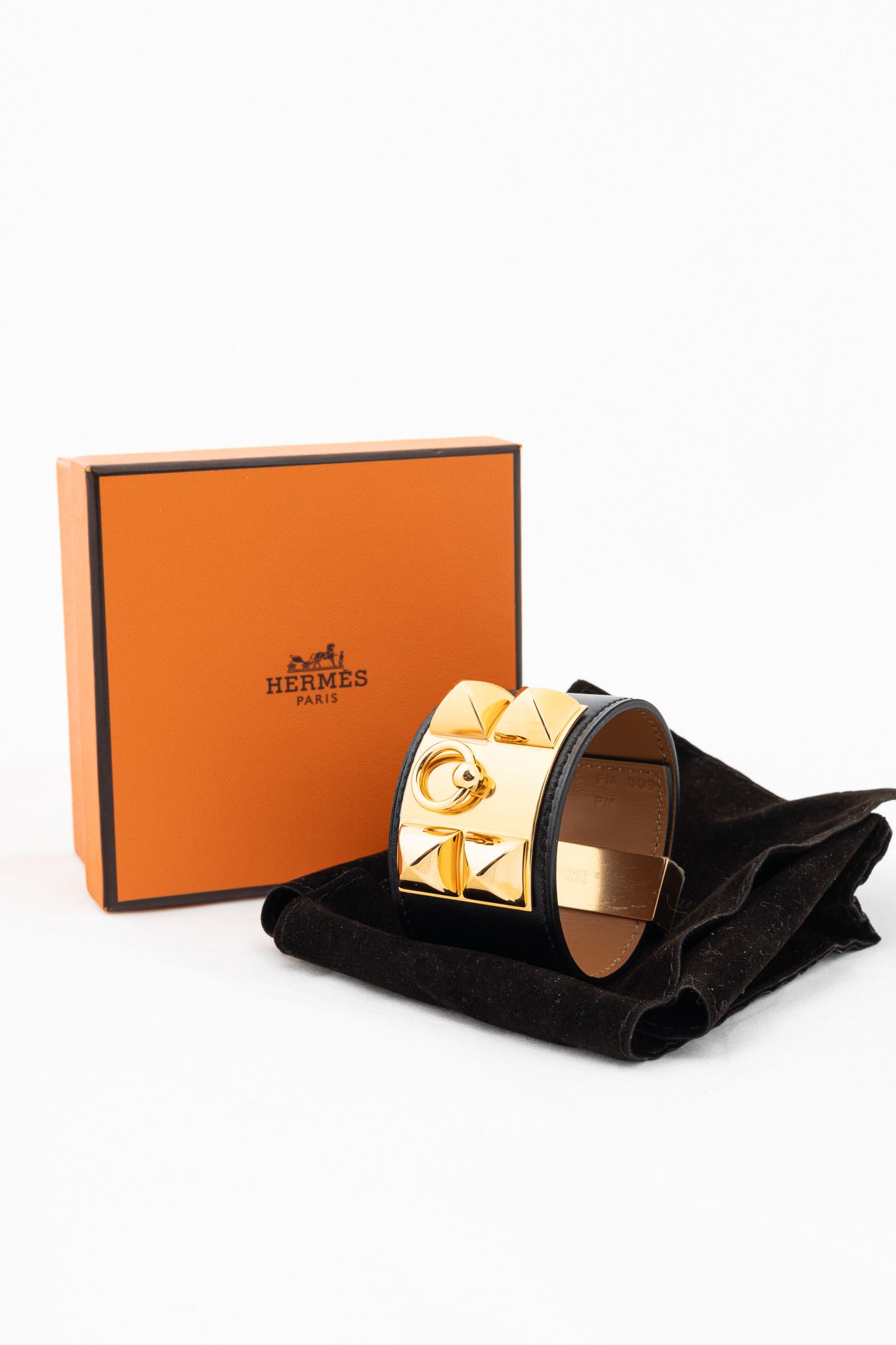 Hermes Hermes Collier de Chien Box-Calfskin GHW Bracelet Size ONE SIZE - 8 Thumbnail