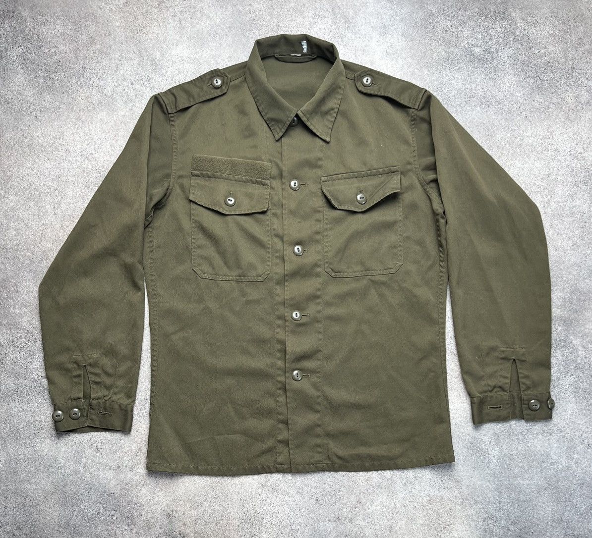 Vintage Vintage military cotton shirt Size US L / EU 52-54 / 3 - 1 Thumbnail