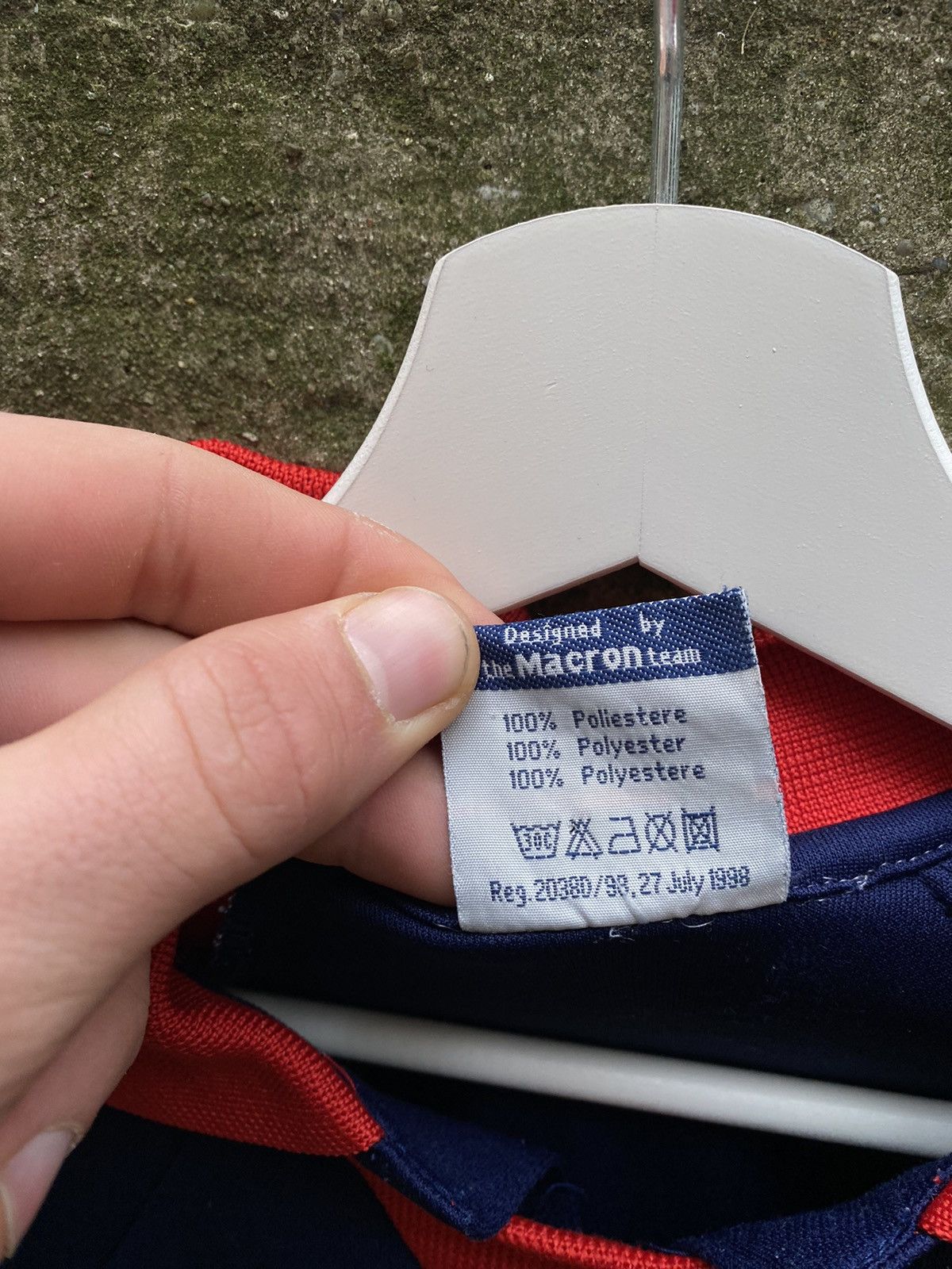 Macron × Vintage Vintage 90s Macron Pol Mori 20 Fabio Soccer Jersey Size US S / EU 44-46 / 1 - 6 Thumbnail