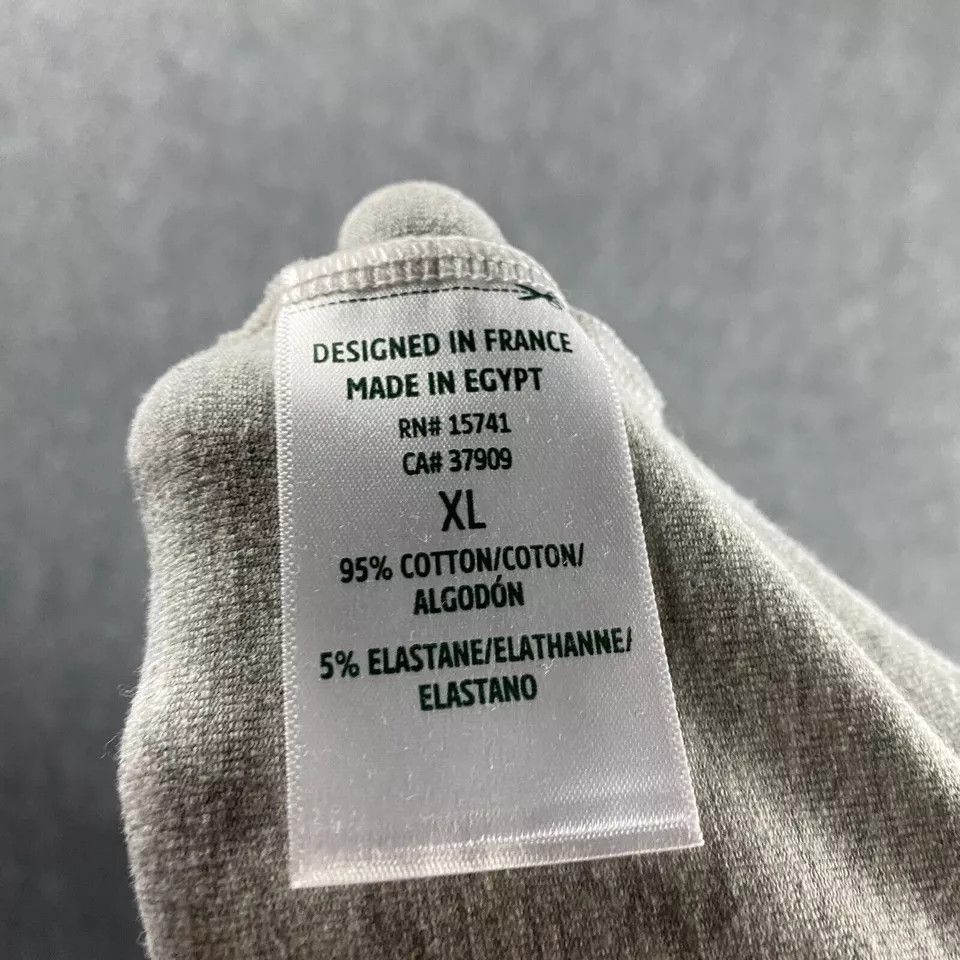 Lacoste Lacoste Shirt Men's Extra Large Gray Casual V-Neck Adults XL Size US XL / EU 56 / 4 - 6 Thumbnail