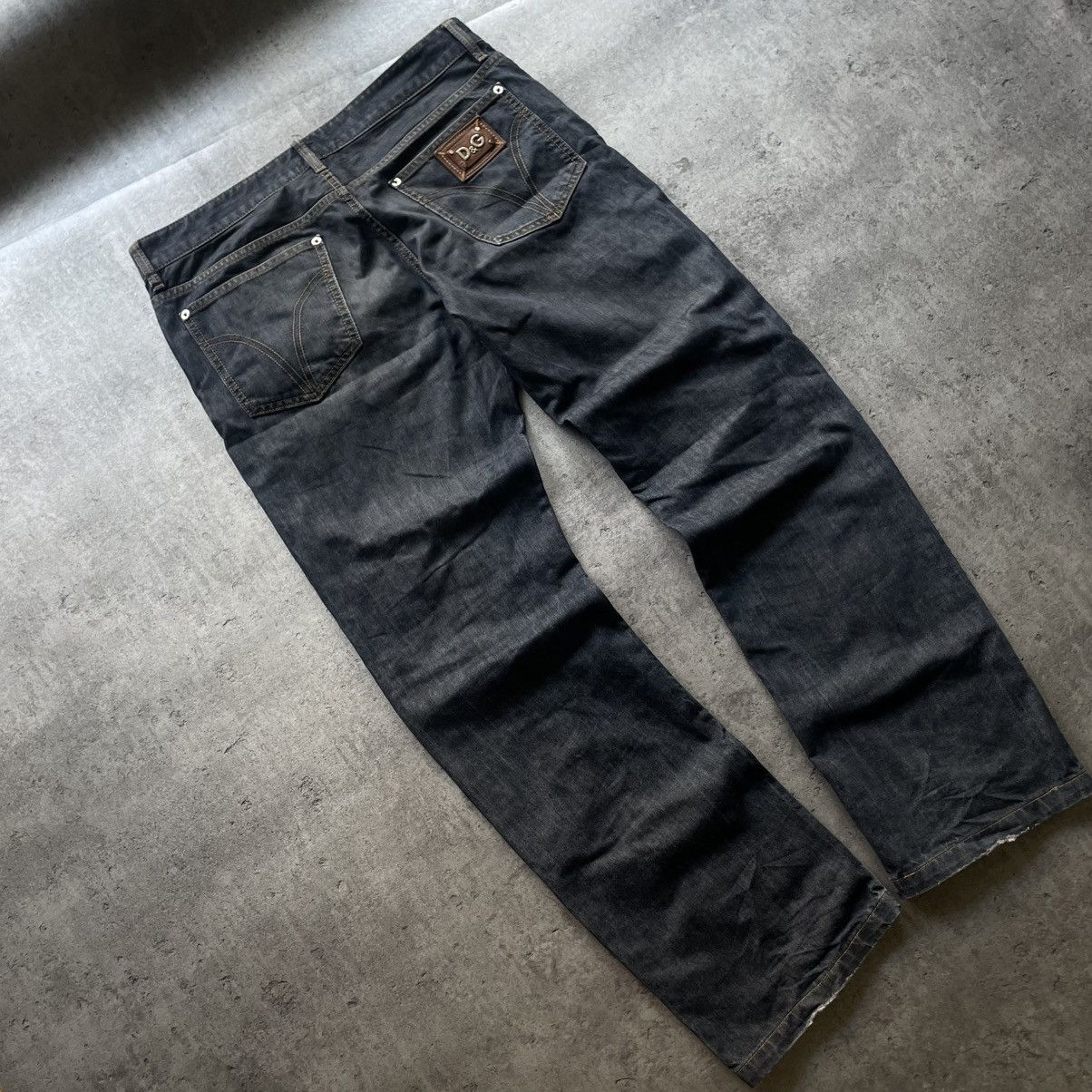 Dolce & Gabbana Vintage 90s Dolce&Gabbana Pocket Logo Botcut Pants Size US 32 / EU 48 - 2 Thumbnail