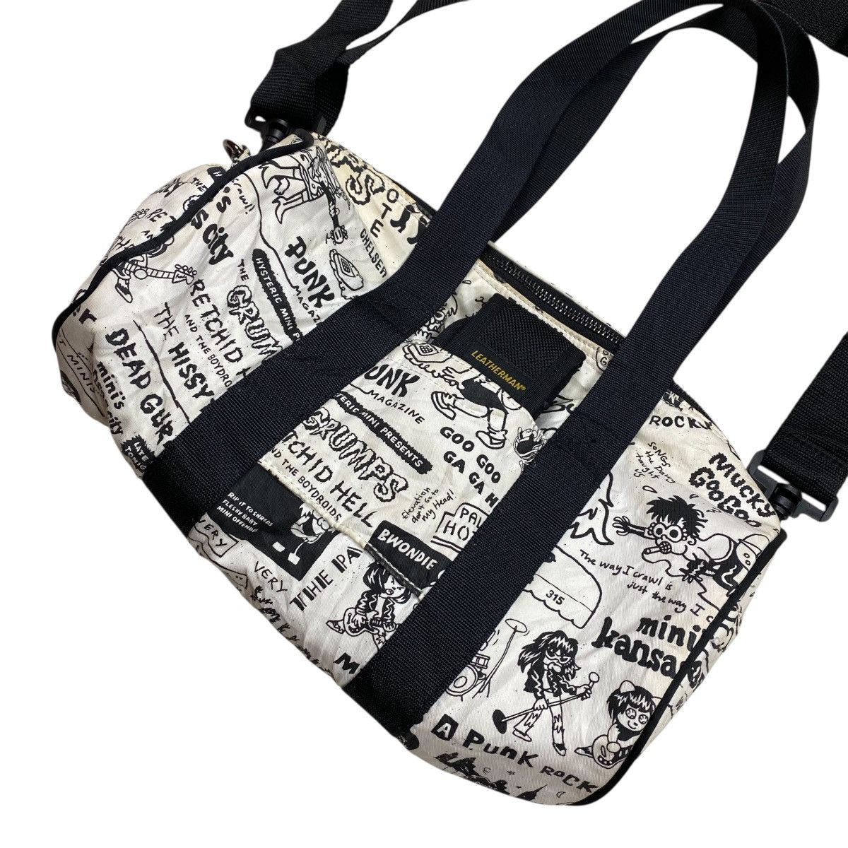 Hysteric Glamour Hysteric Glamour Matt NY PUNK Allover Duffle Sling Bag Size ONE SIZE - 5 Thumbnail