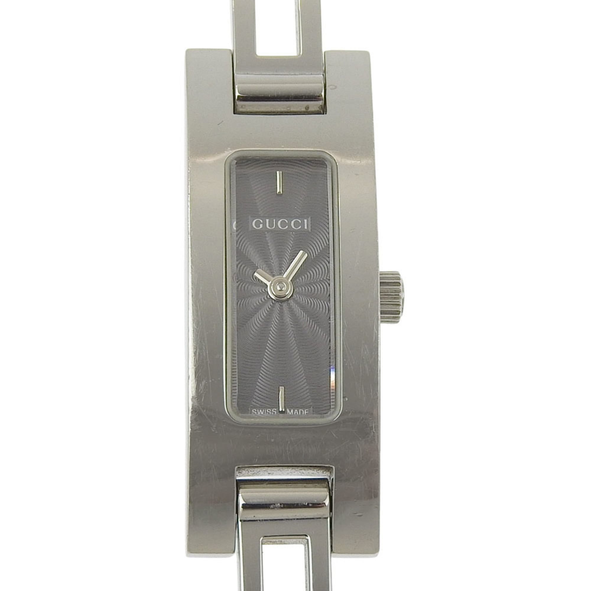 Gucci Gucci watch 3900L stainless steel quartz analog display black dial women's Size ONE SIZE - 1 Thumbnail