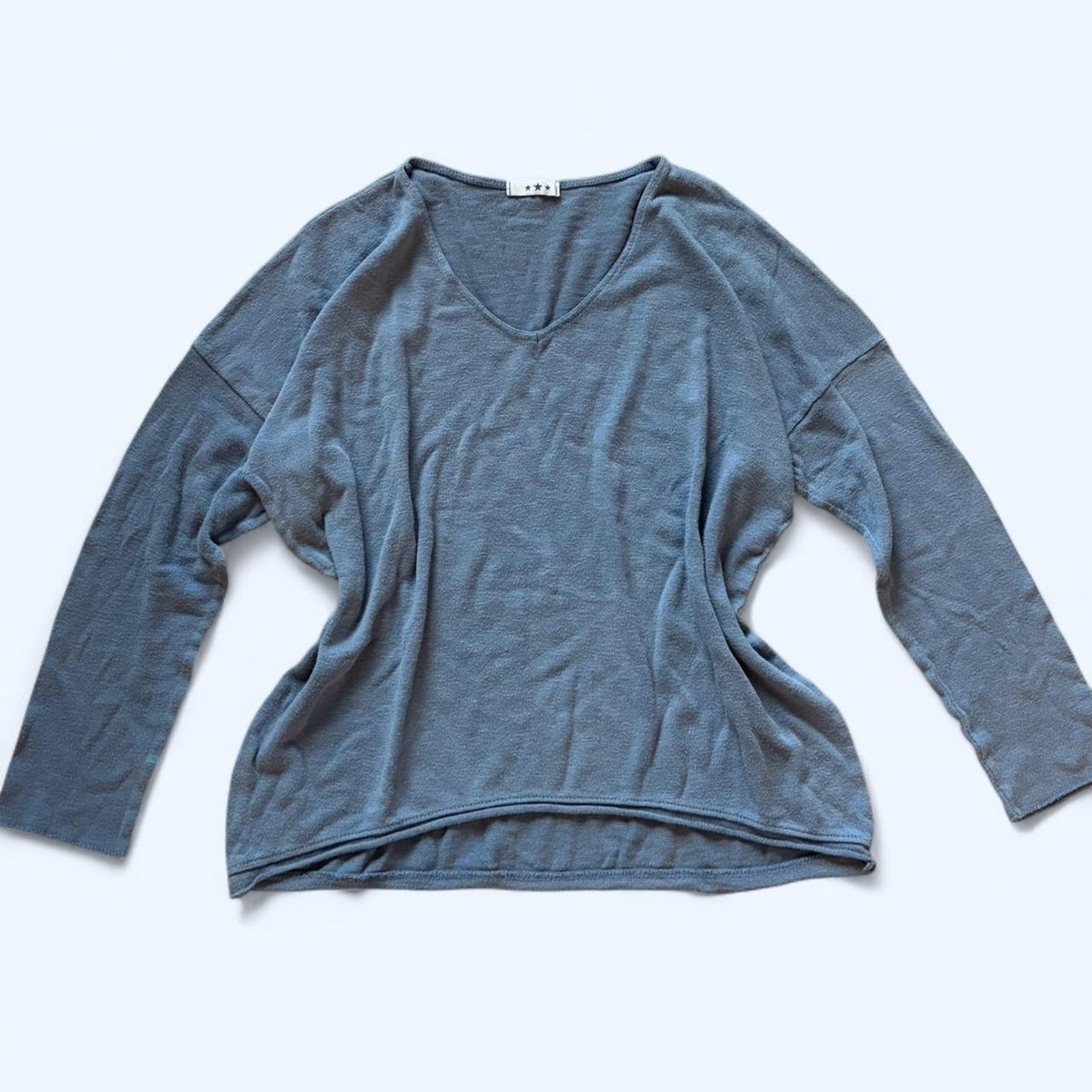 Other Blue long sleeve top with Dragonfly Detail Size S / US 4 / IT 40 - 1 Thumbnail