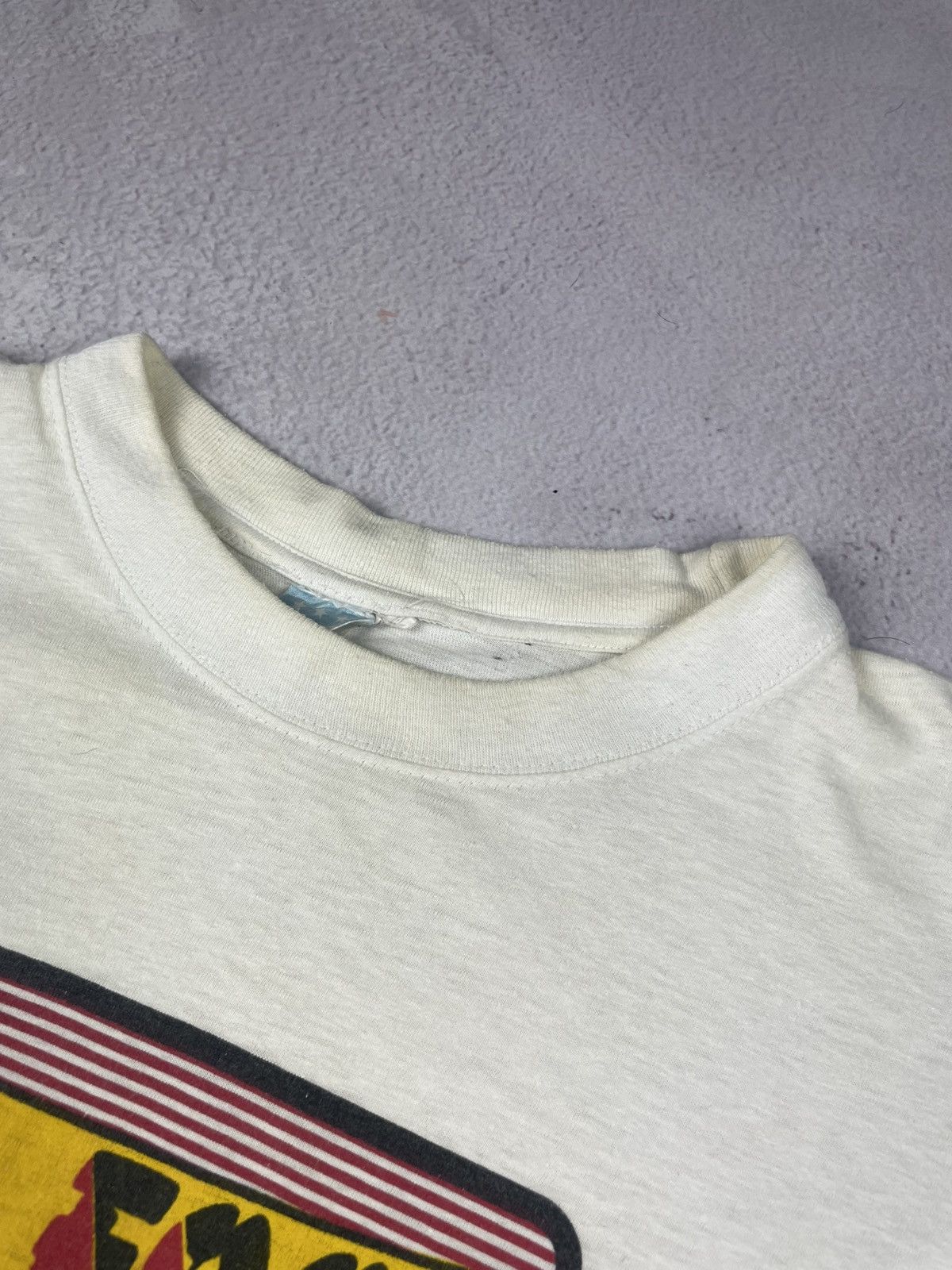 Band Tees × Vintage Vintage Big Foot Stuntmen Shirt 90s USA M Distressed Stained Size US M / EU 48-50 / 2 - 8 Thumbnail