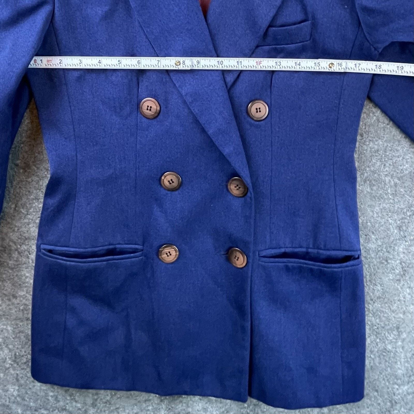 Oleg Cassini Vintage Oleg Cassini Blazer Womens 6 Double Breasted 80s Size M / US 6-8 / IT 42-44 - 6 Thumbnail
