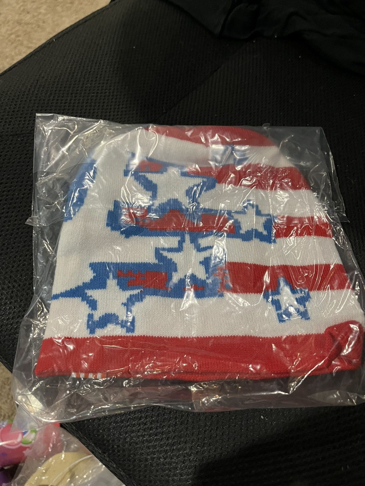 Designer × Rap Tees USA RR Beanie Size ONE SIZE - 3 Thumbnail