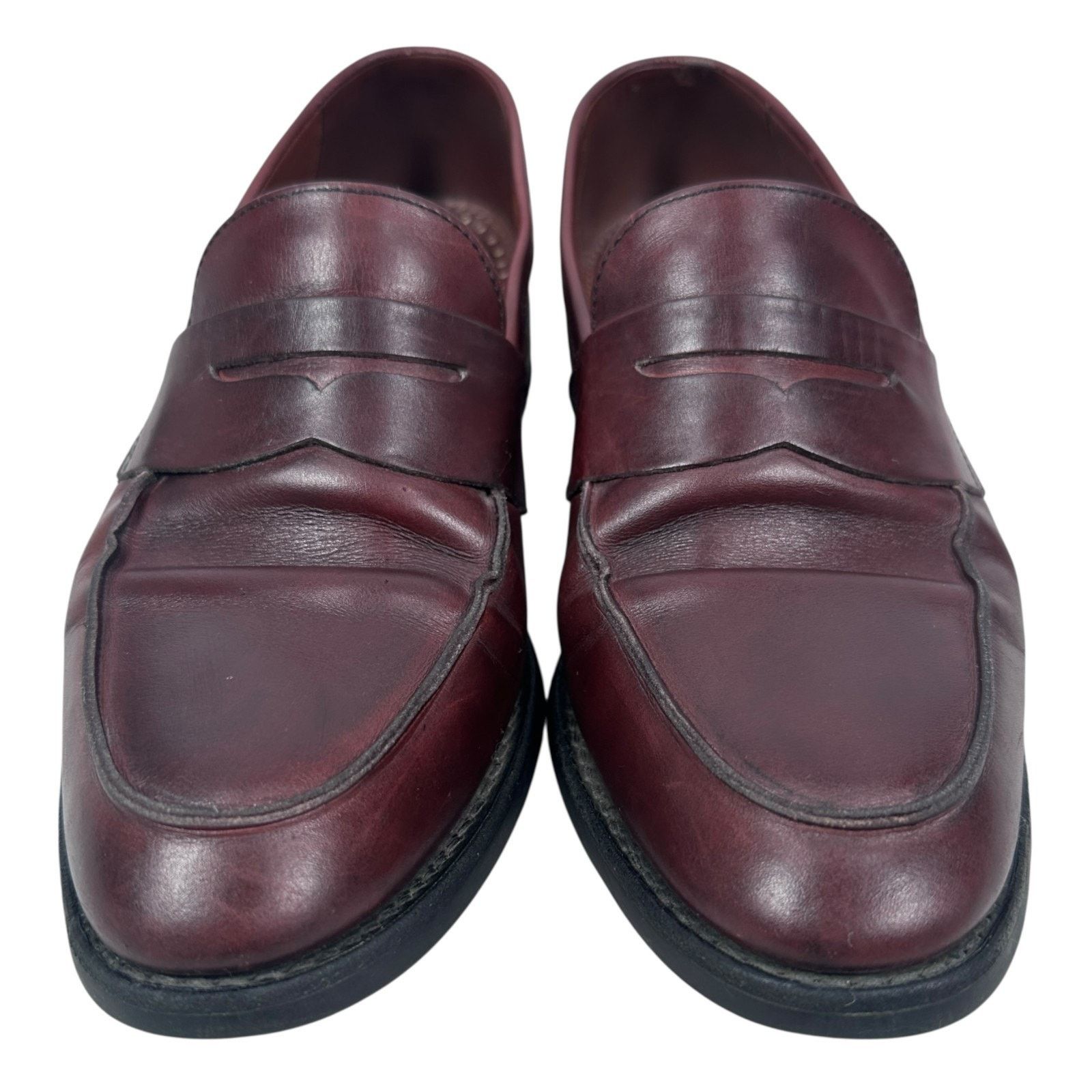 Allen Edmonds Allen Edmonds Presidio Penny Loafers Men 8 D Brown Burgundy Size US 8 / EU 41 - 2 Thumbnail