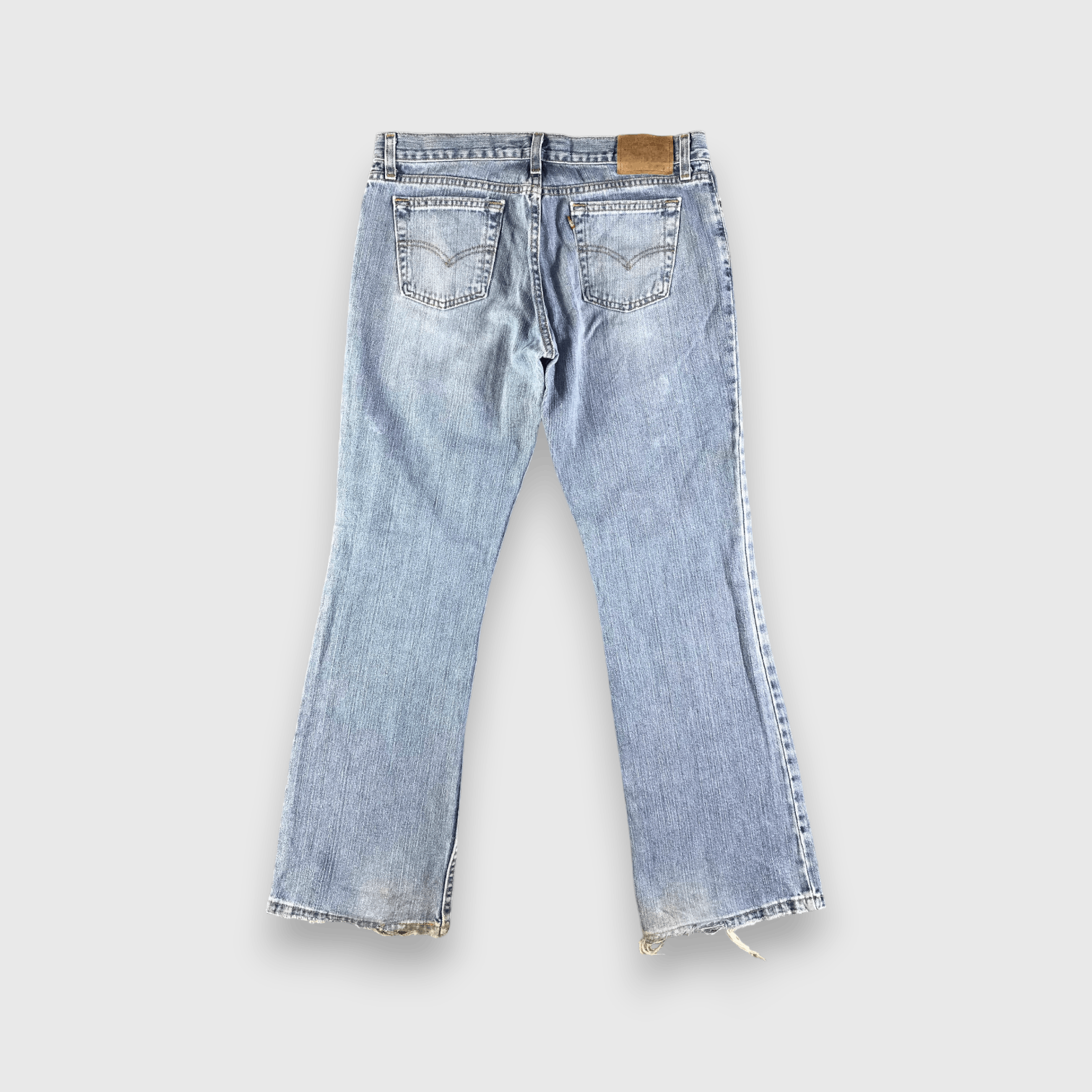 Levi's Vintage Blue Wash Levis 518 Jeans-J3465 Size 35" - 2 Thumbnail