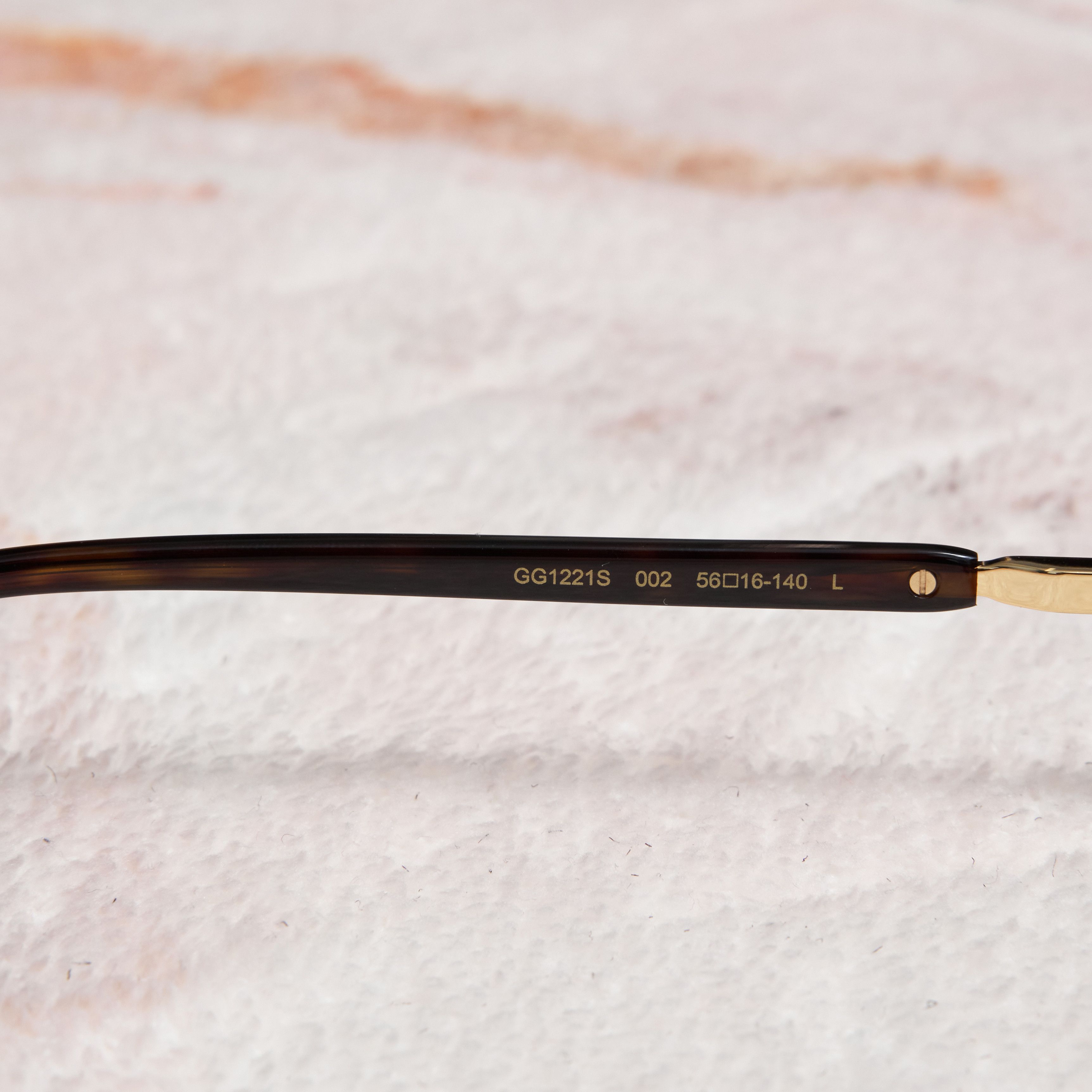 Gucci GUCCI GG1221S 002 Sunglasses BROWN Size ONE SIZE - 5 Thumbnail