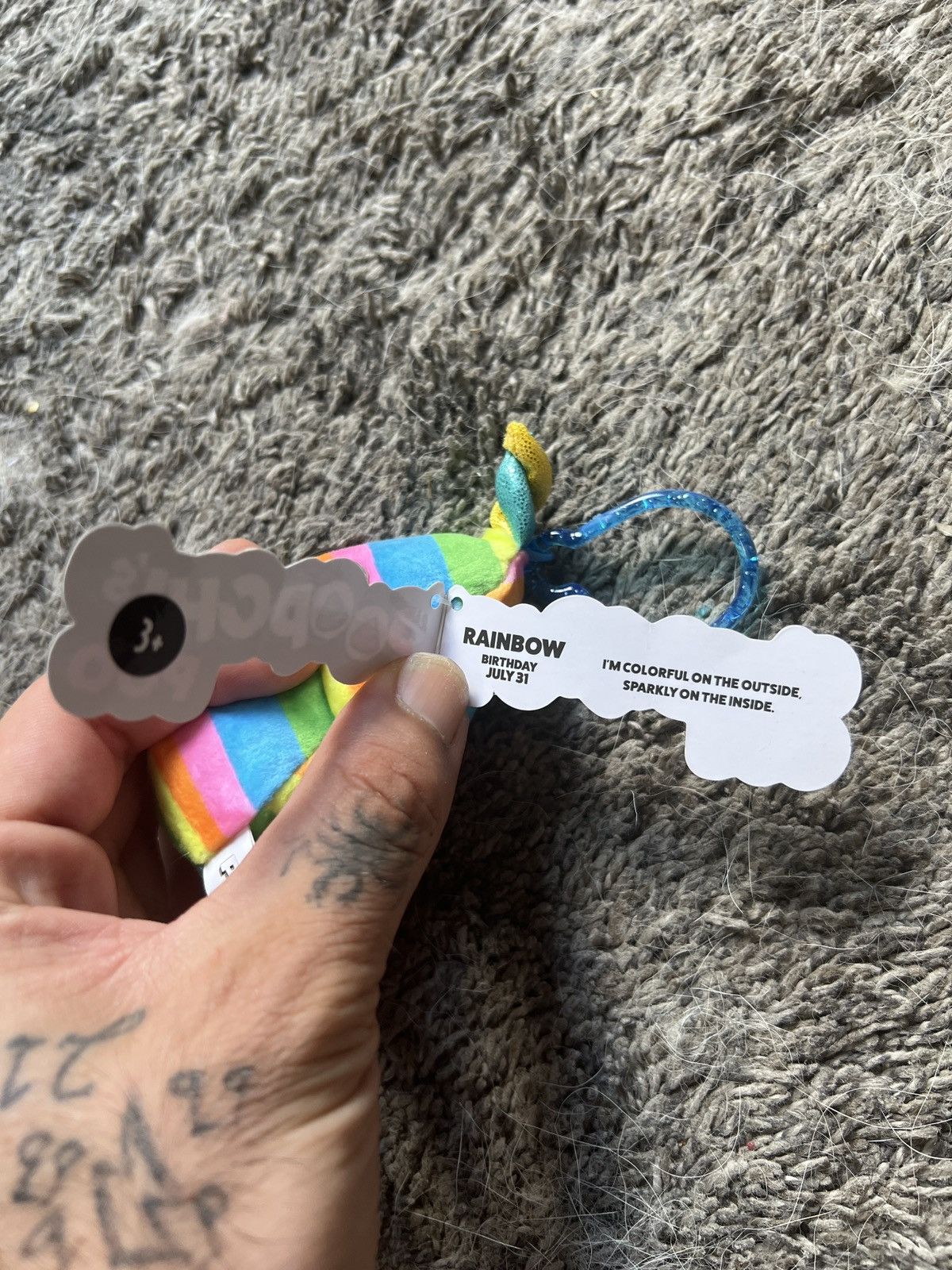 Hypebeast 2020 Poopchi’s Poo Rainbow Plush Keychain Size ONE SIZE - 5 Thumbnail