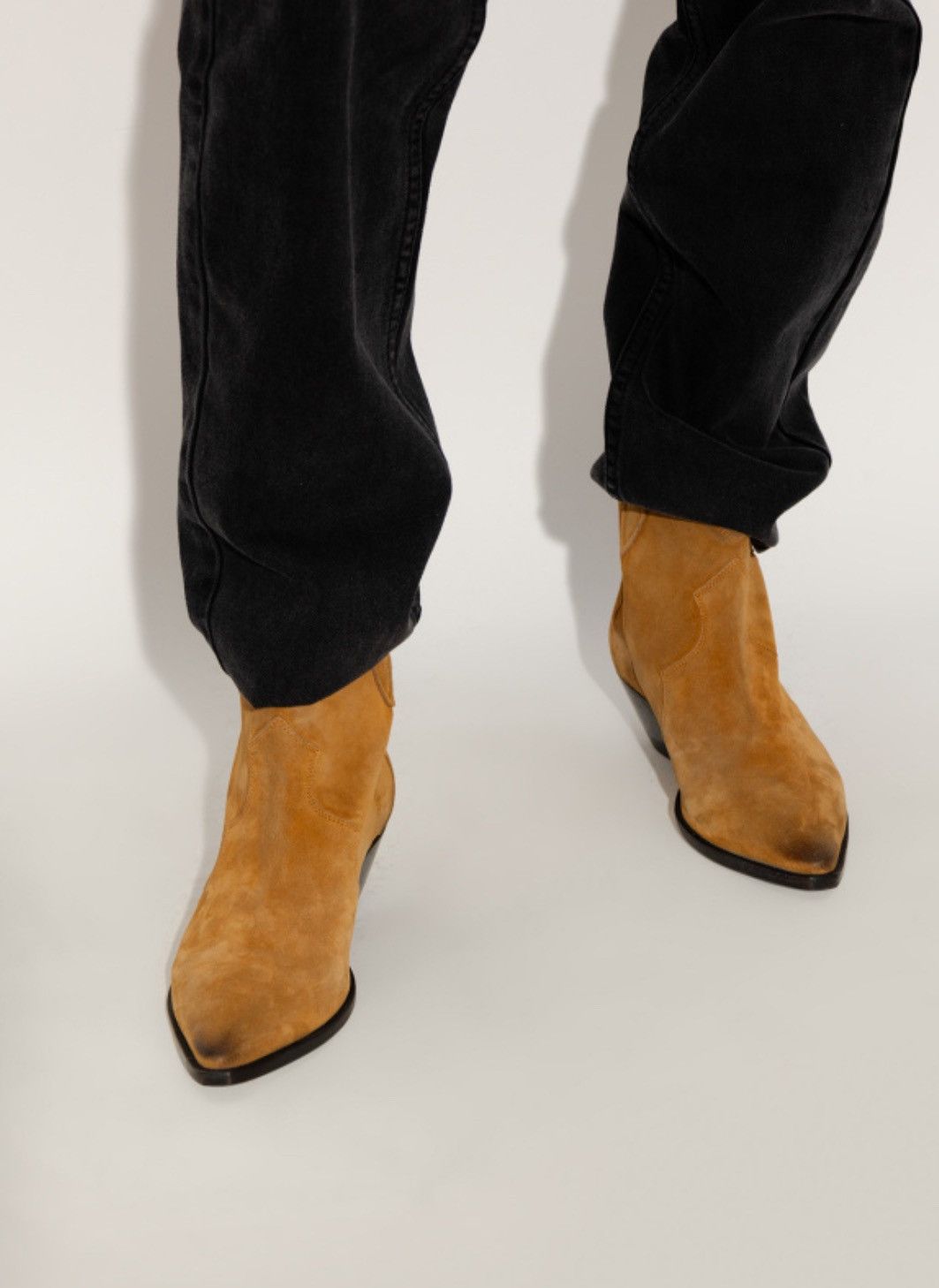 Isabel Marant Isabel Marant Dewina Suede Western Booties size 37 Size US 7 / IT 37 - 3 Thumbnail