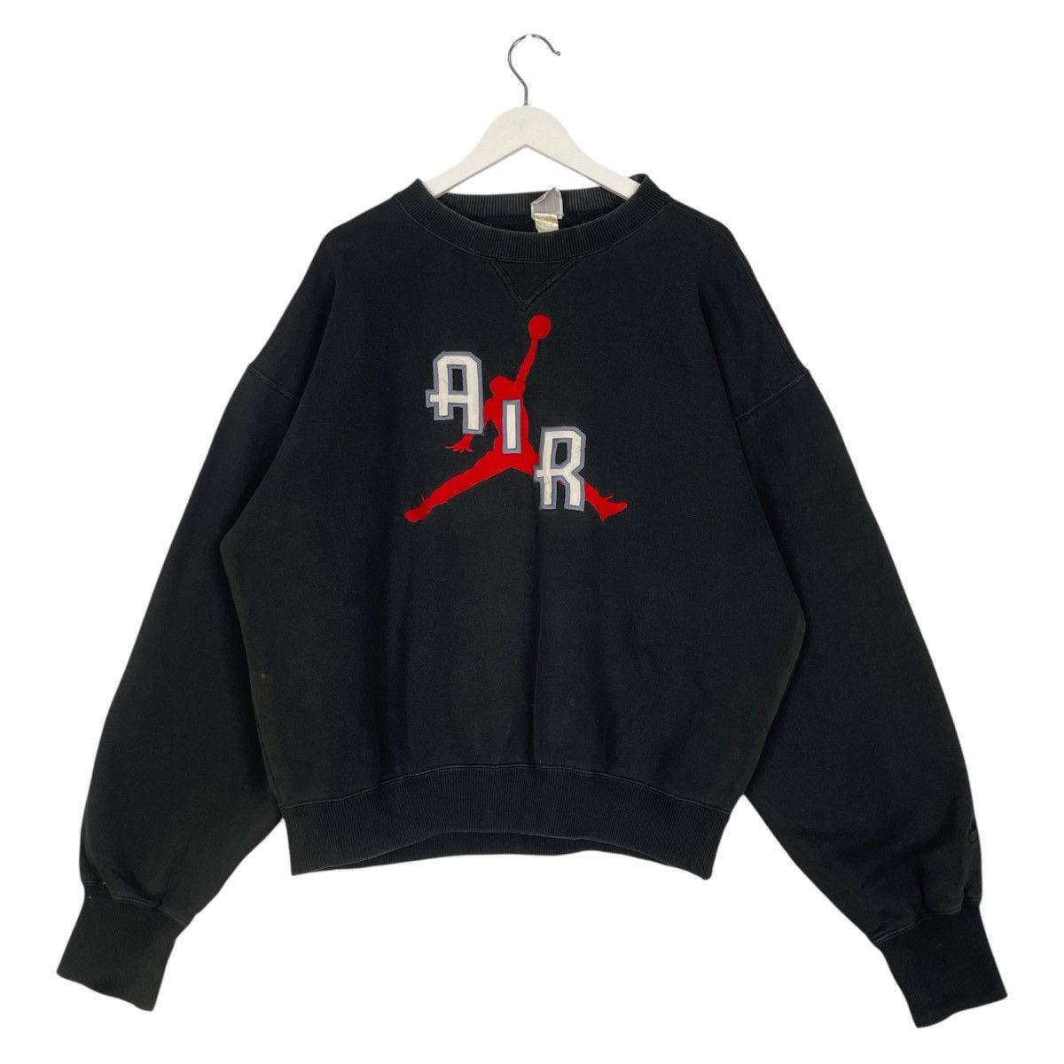 Designer × Vintage Vintage Hoodie/sweater NIKE AIR JORDAN Jumpman Big Logo Size US XL / EU 56 / 4 - 1 Thumbnail