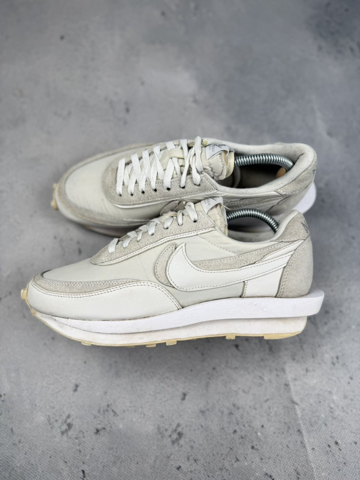 Nike × Sacai Nike X Sacai LDWaffle White Nylon Archive Runner Sneakers Size US 9 / EU 42 - 2 Thumbnail