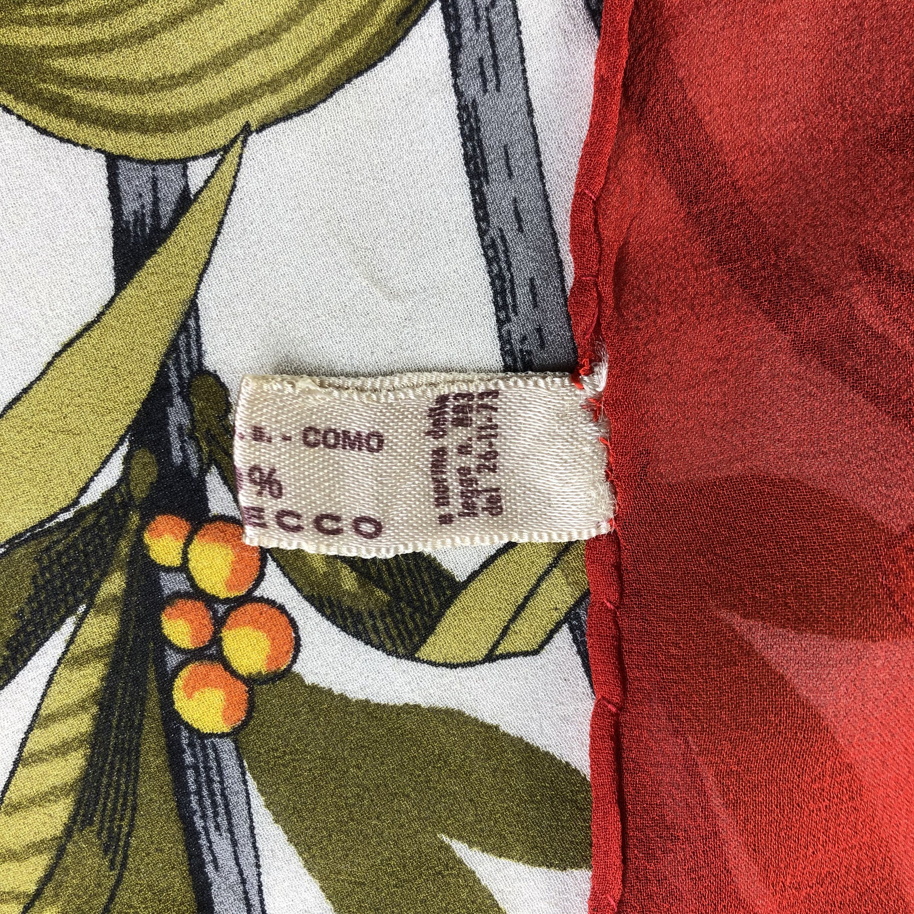 Vintage Vintage Silk Scarf Size ONE SIZE - 6 Thumbnail