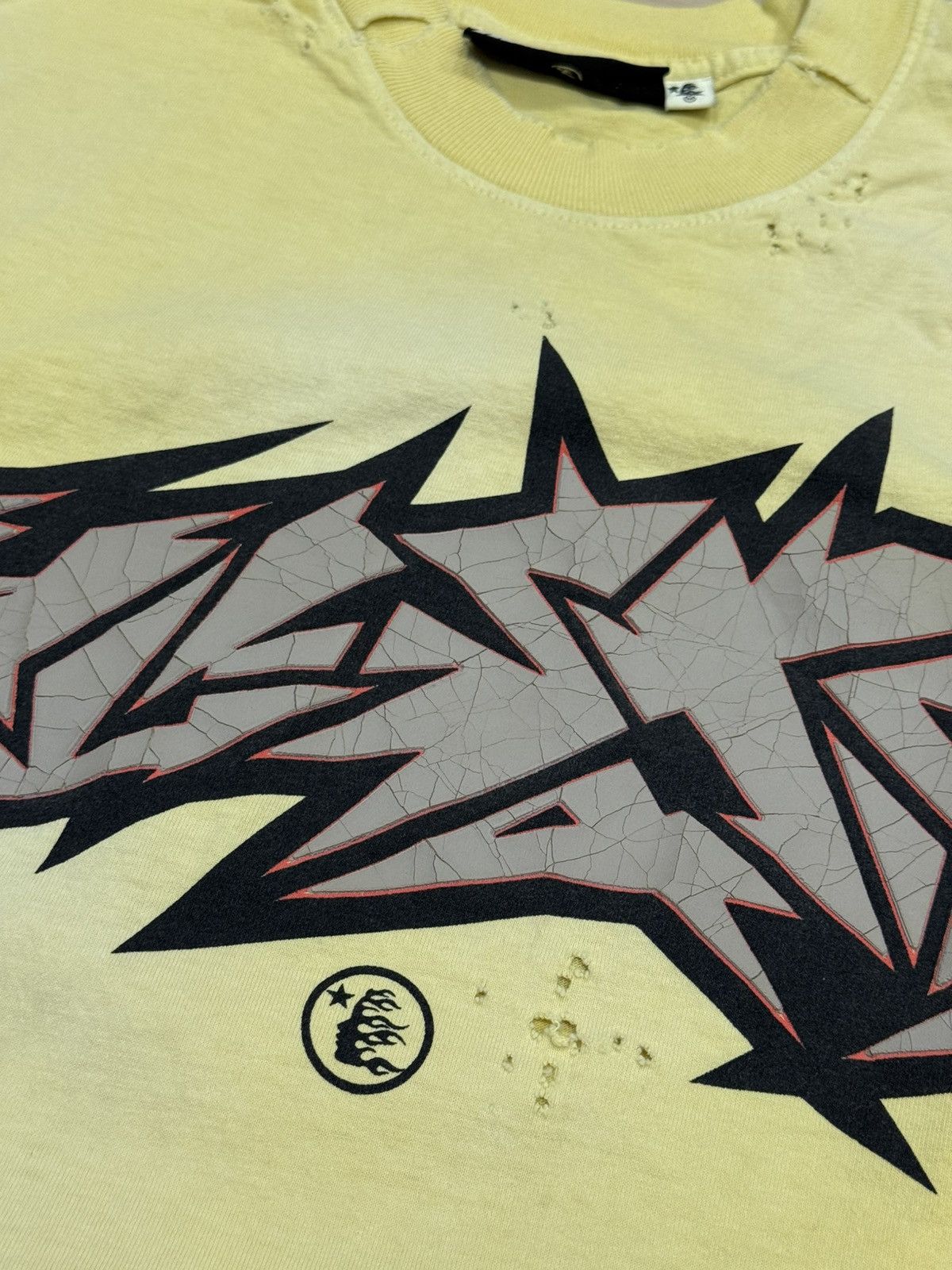 HELLSTAR Hellstar Crack Print Tee Size US M / EU 48-50 / 2 - 4 Thumbnail
