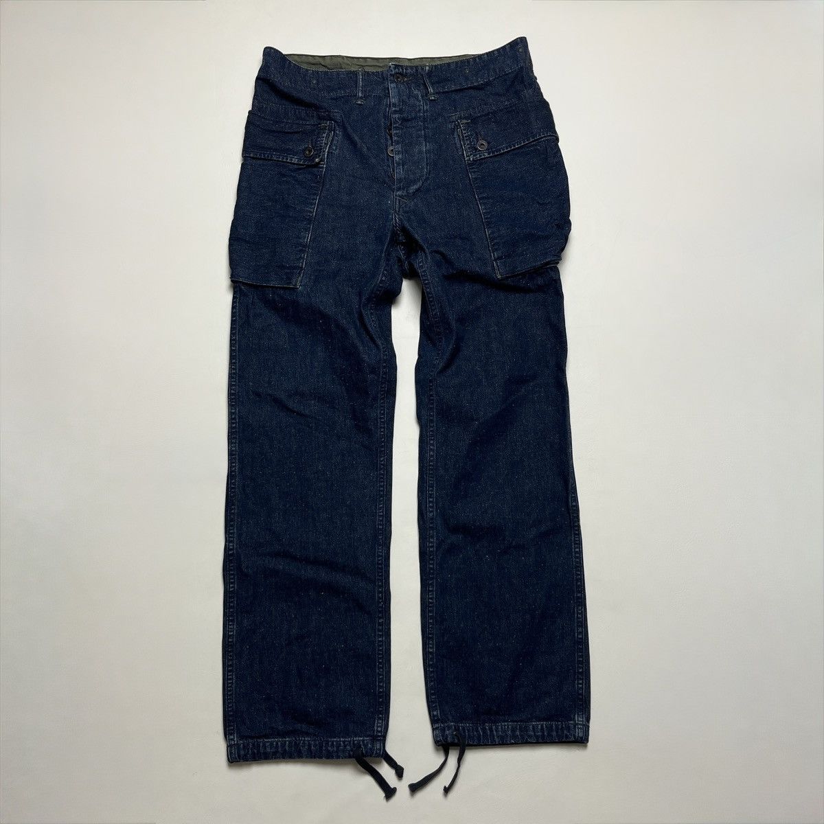RRL Ralph Lauren Ralph Lauren Double RL Denim Military Monkey Pants Size US 30 / EU 46 - 1 Thumbnail