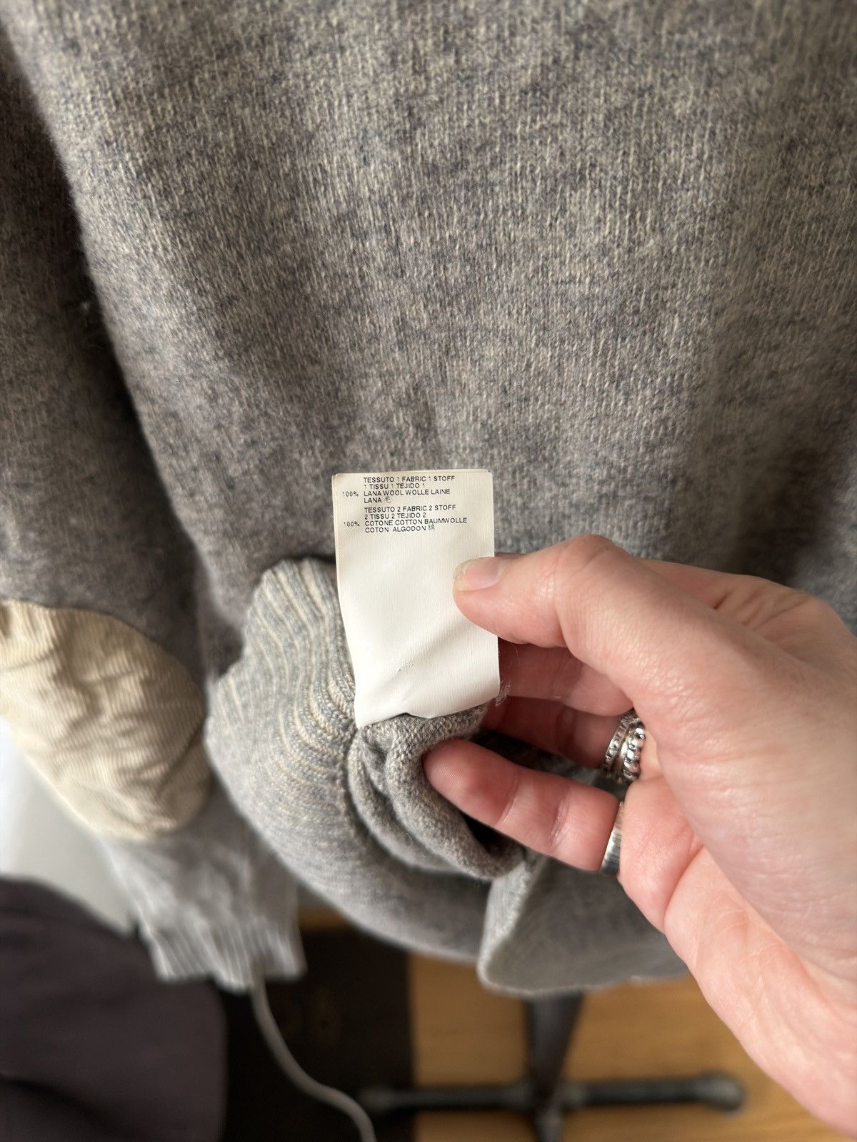 Maison Margiela FW13 Corduroy Elbow-Patch Sweater Size US S / EU 44-46 / 1 - 6 Thumbnail