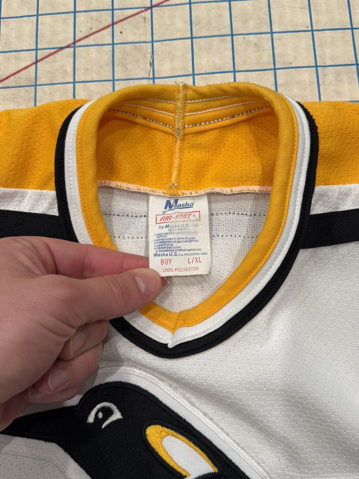 Ccm Vintage CCM Pittsburg Penguins Jersey White Boys Size L/XL Size US XS / EU 42 / 0 - 6 Thumbnail