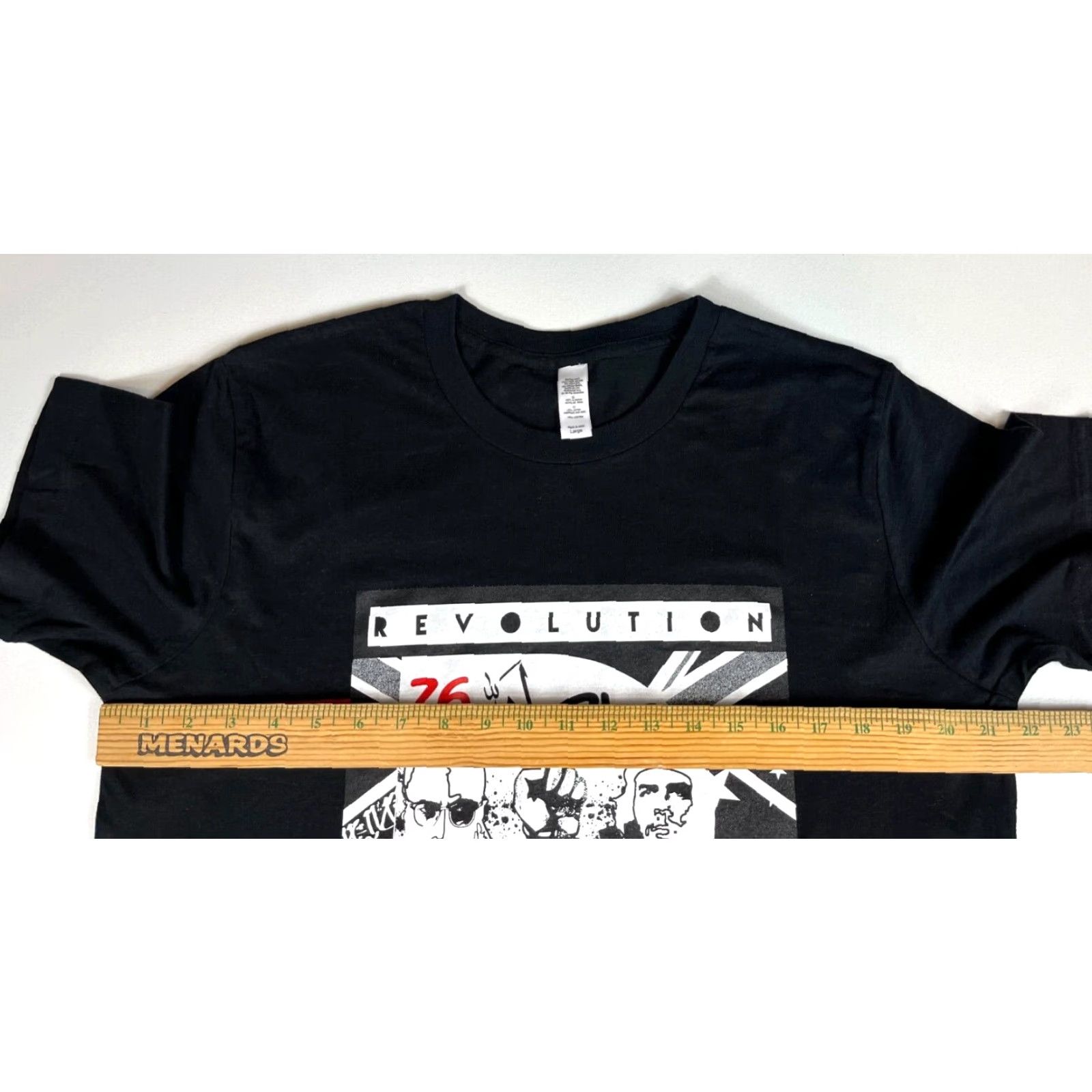 Vintage NWOT 'Revolution Must Be Sexy' Graphic T-Shirt Sz L Unisex Adult T-Shirt Black 100% Cotton Short Sleeve Crew Neck Men Womens Boys Girls XXL? Size US L / EU 52-54 / 3 - 7 Thumbnail