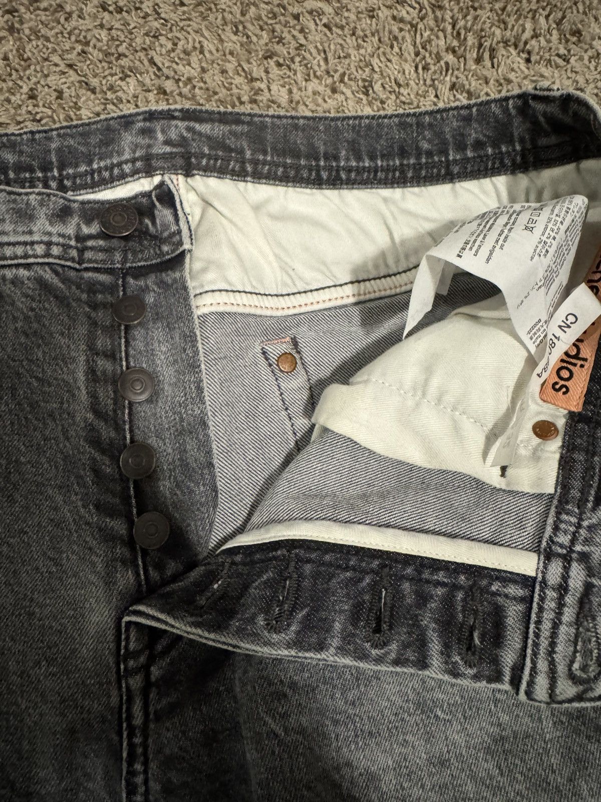 Acne Studios Acne Studios River Jeans Gravel Grey Size US 32 / EU 48 - 5 Thumbnail