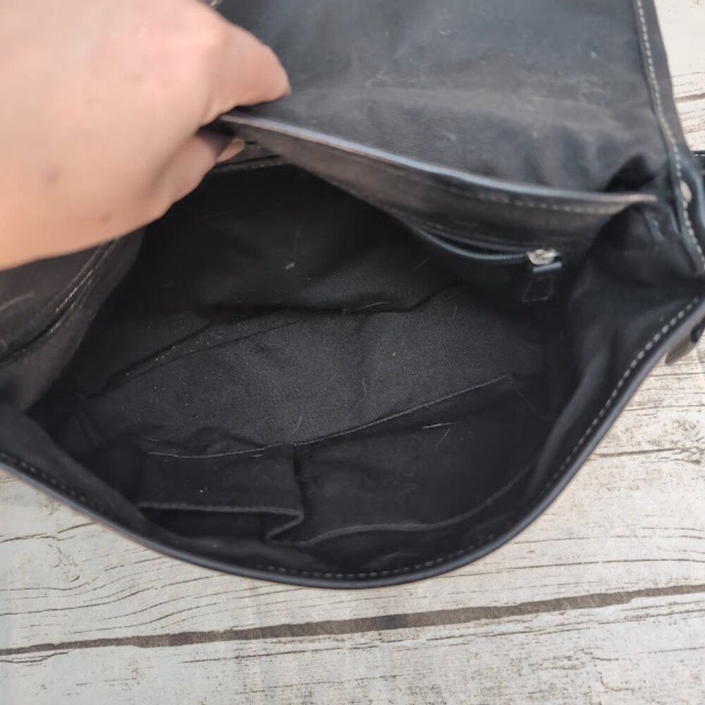 Coach Vintage Coach Purse Canvas and Leather Black and Cream Size ONE SIZE - 5 Thumbnail