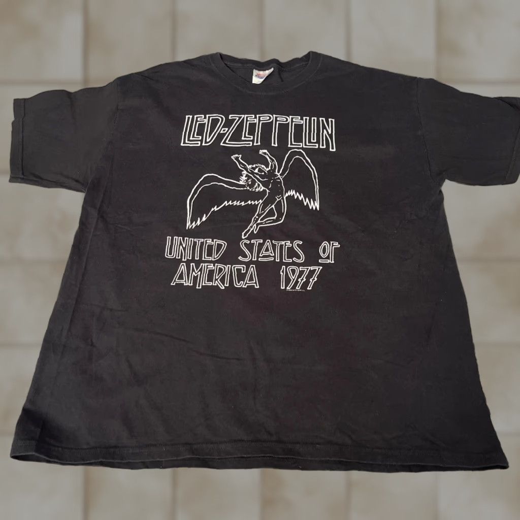 Hanes Early 90s Hanes Ultraweight Led Zeppelin | Grailed