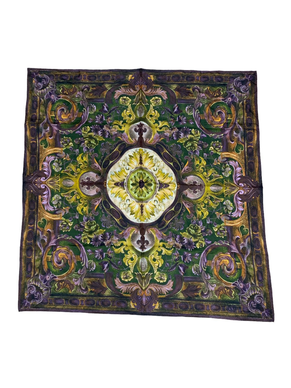 Jean Paul Gaultier VINTAGE JEAN PAUL GAULTIER FLORAL SILK SCARF Size ONE SIZE - 5 Thumbnail