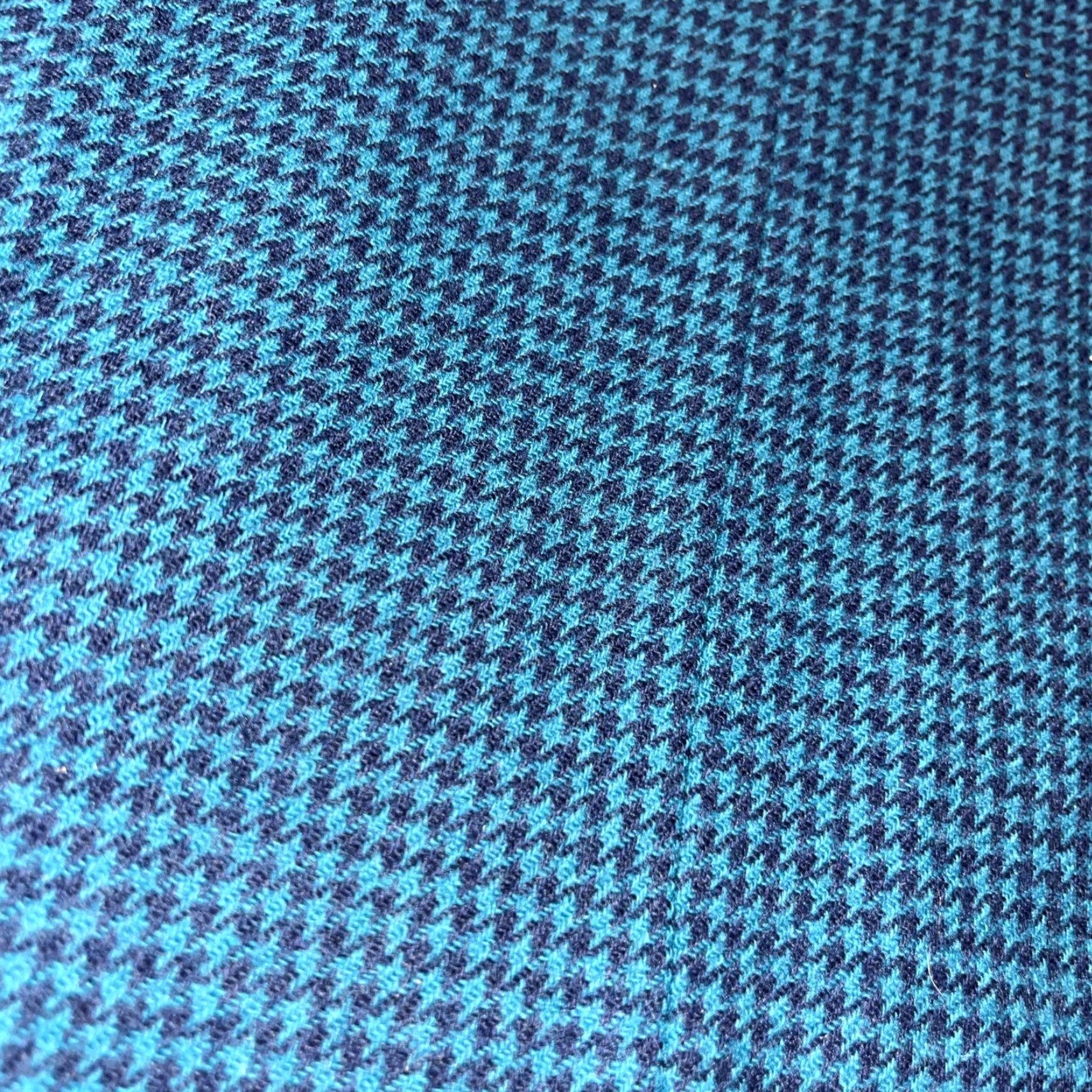 Pendleton VINTAGE Pendleton Blue Virgin Wool Skirt Midi Side Zip Lined Stretch Waist 16 Women Wool Button Navy Turquoise A-Line Size 38" / US 16 / IT 52 - 2 Thumbnail